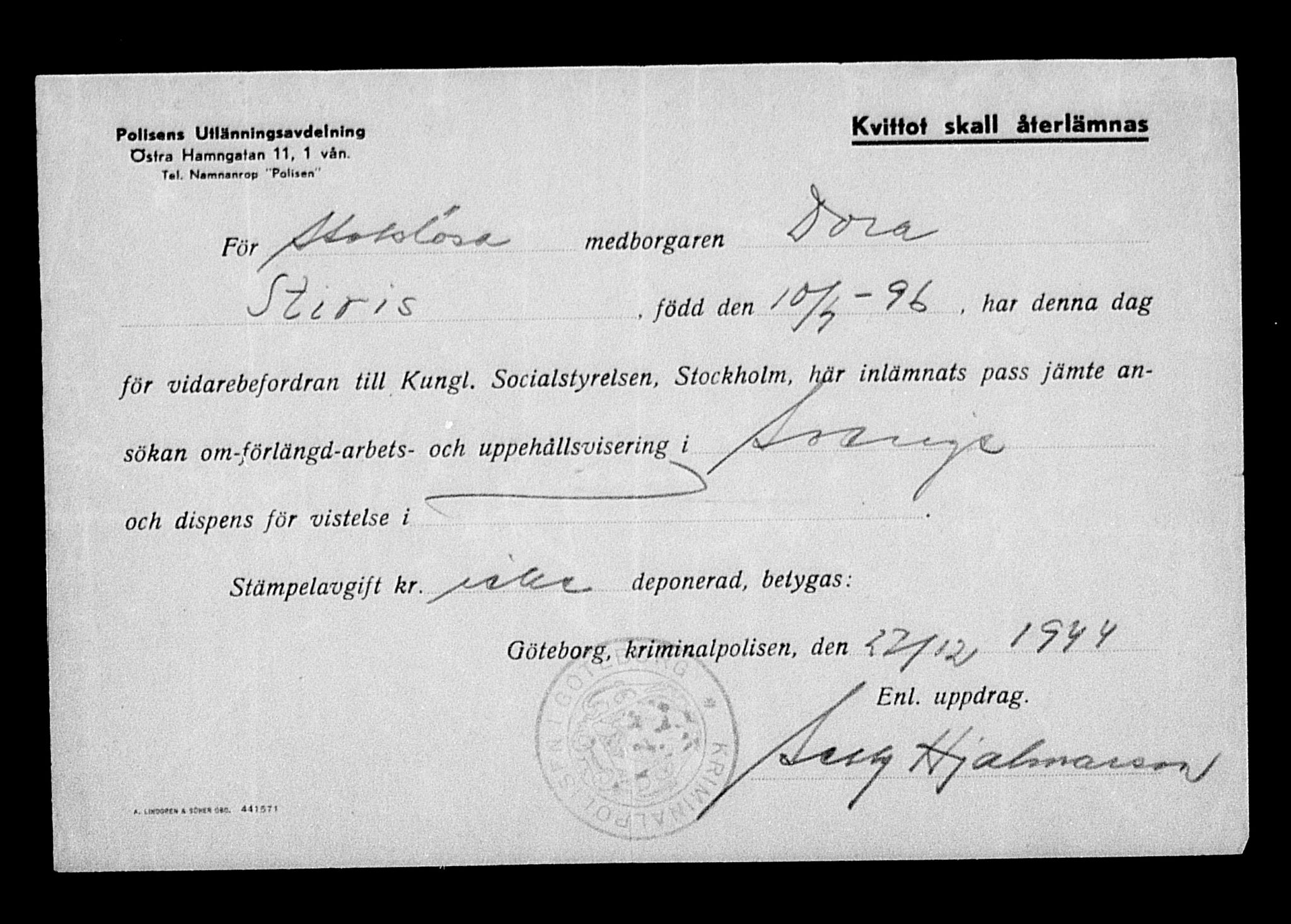 Justisdepartementet, Tilbakeføringskontoret for inndratte formuer, AV/RA-S-1564/H/Hc/Hcc/L0983: --, 1945-1947, p. 384