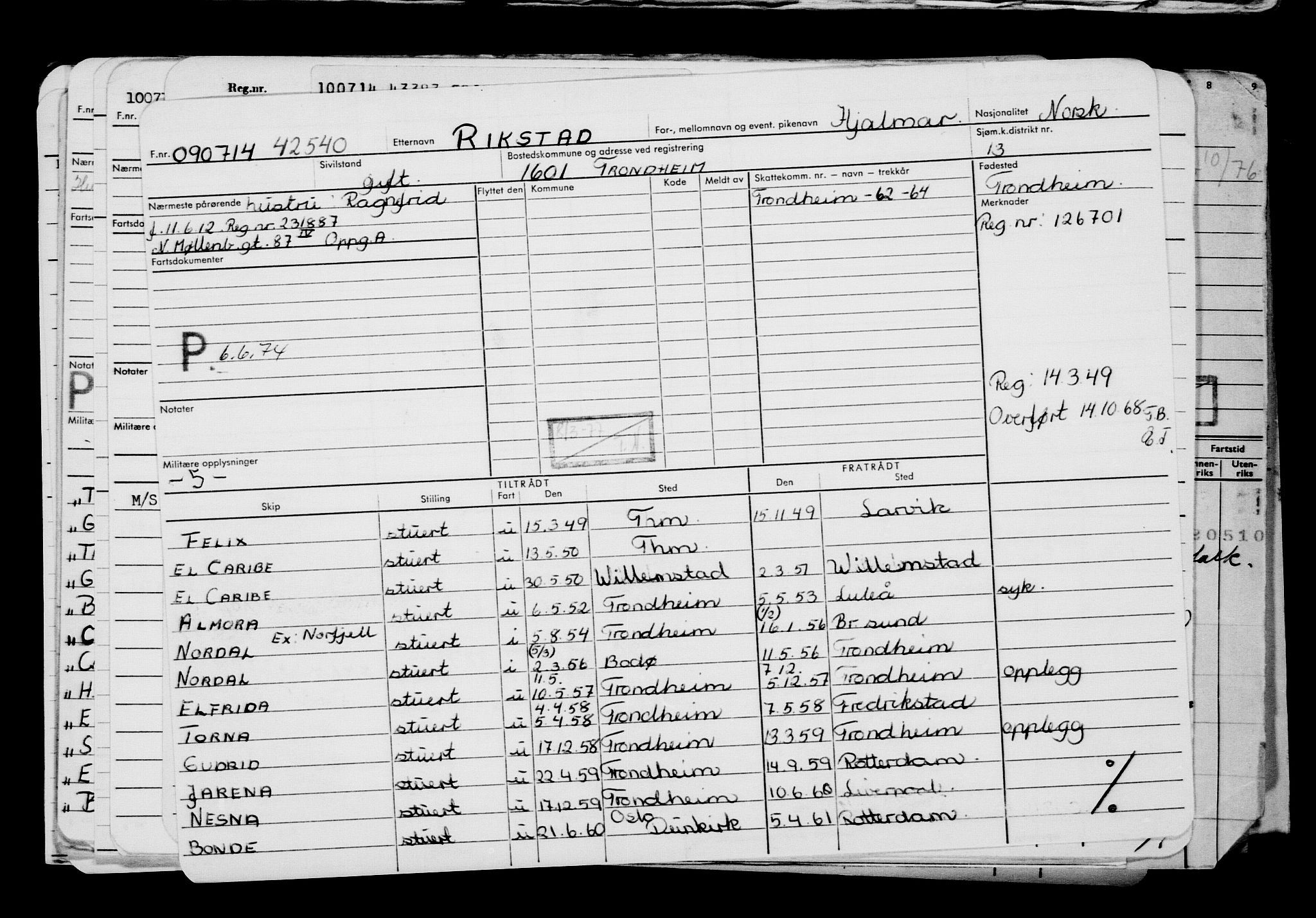 Direktoratet for sjømenn, RA/S-3545/G/Gb/L0122: Hovedkort, 1914, p. 389