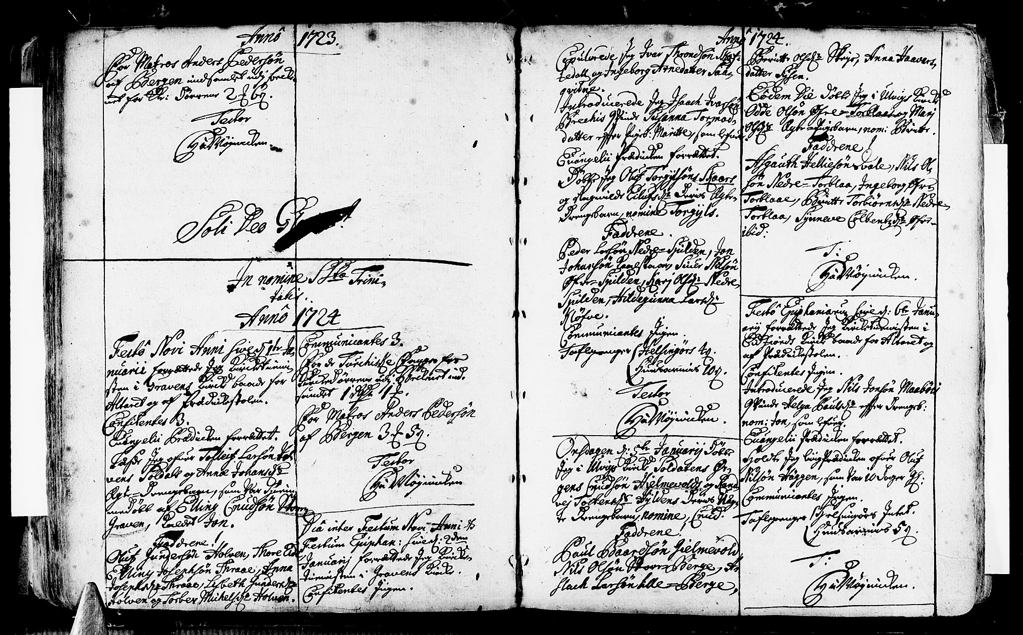 Ulvik sokneprestembete, SAB/A-78801/H/Haa: Parish register (official) no. A 4, 1718-1725, p. 101