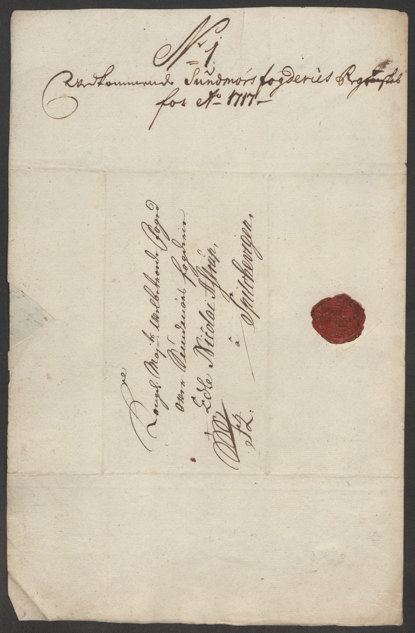 Rentekammeret inntil 1814, Reviderte regnskaper, Fogderegnskap, AV/RA-EA-4092/R54/L3569: Fogderegnskap Sunnmøre, 1717, p. 29