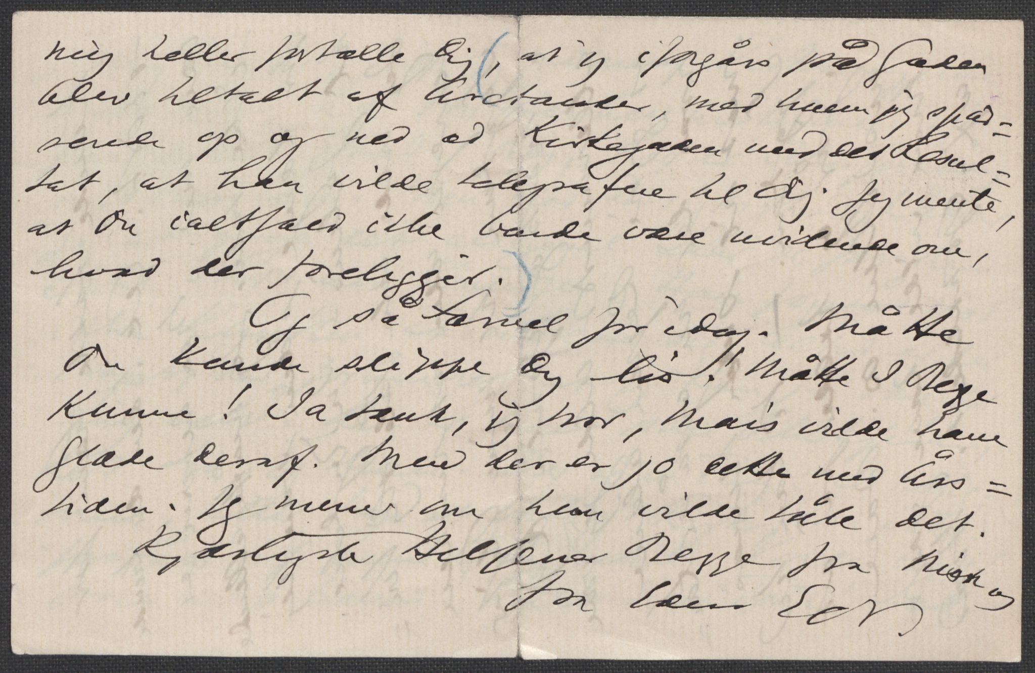 Beyer, Frants, AV/RA-PA-0132/F/L0001: Brev fra Edvard Grieg til Frantz Beyer og "En del optegnelser som kan tjene til kommentar til brevene" av Marie Beyer, 1872-1907, p. 691