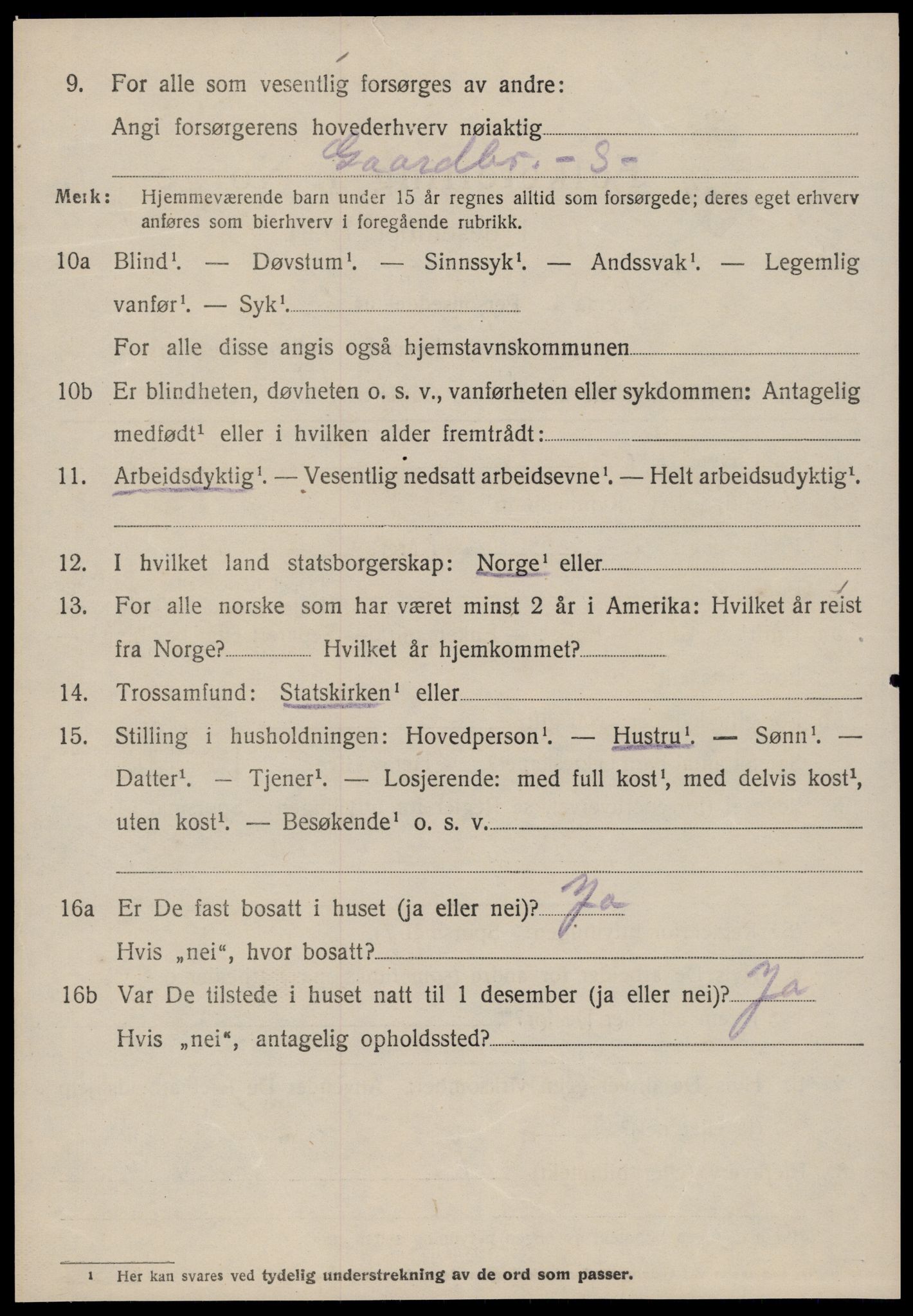 SAT, 1920 census for Øre, 1920, p. 2036