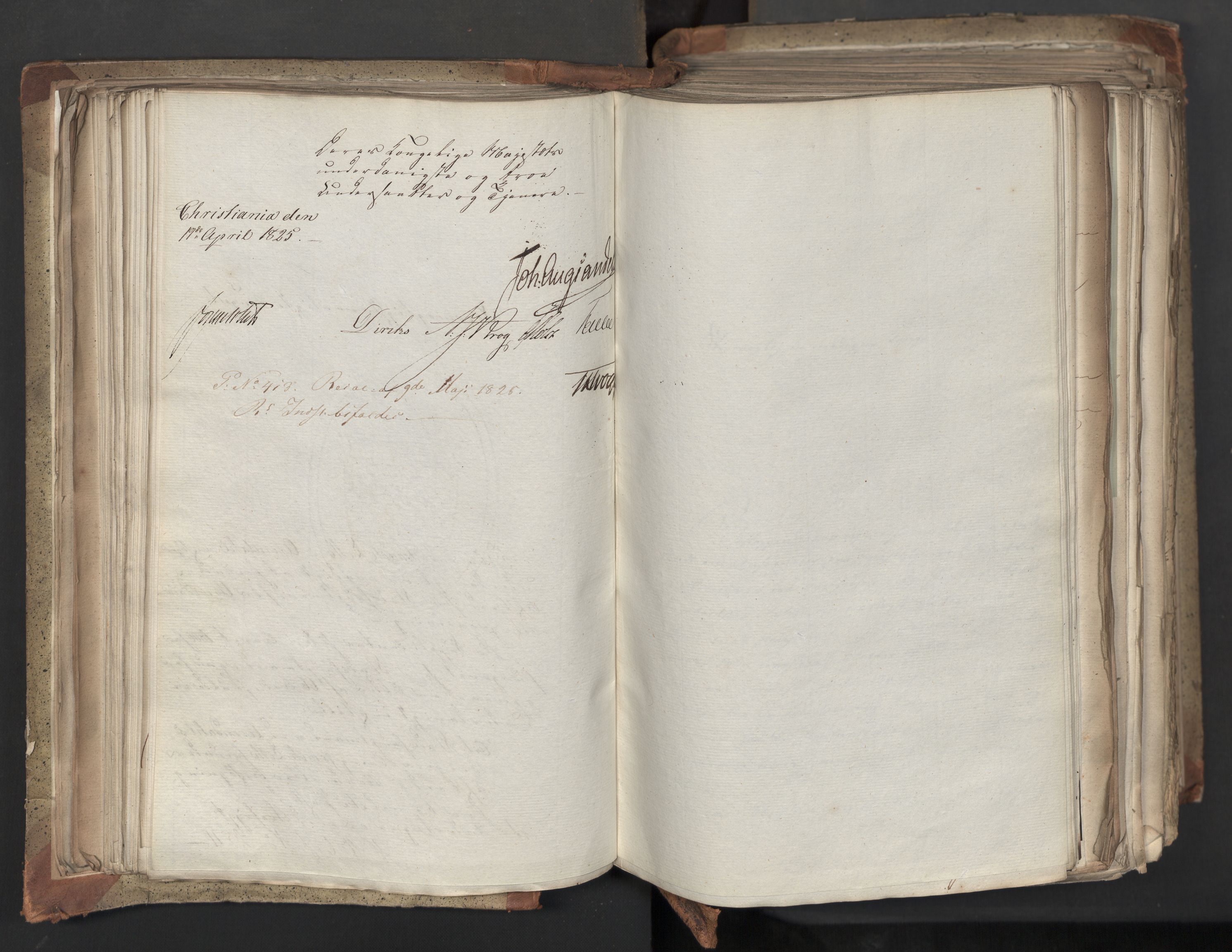 Statsrådsavdelingen i Stockholm, AV/RA-S-1003/D/Da/L0042: Regjeringsinnstillinger nr. 2467-2705, 1825, p. 134