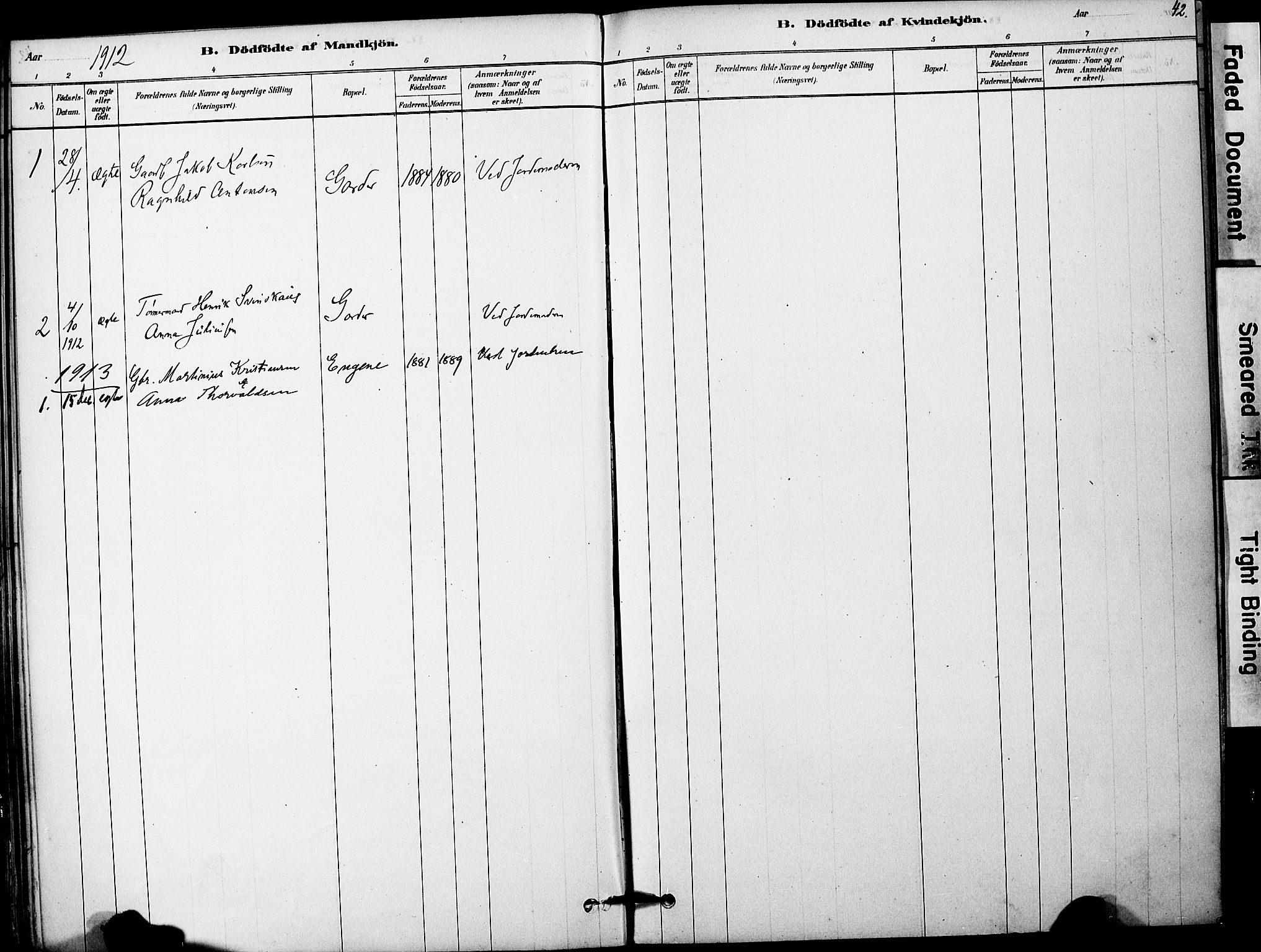 Vestby prestekontor Kirkebøker, SAO/A-10893/F/Fa/L0011: Parish register (official) no. I 11, 1878-1913, p. 42
