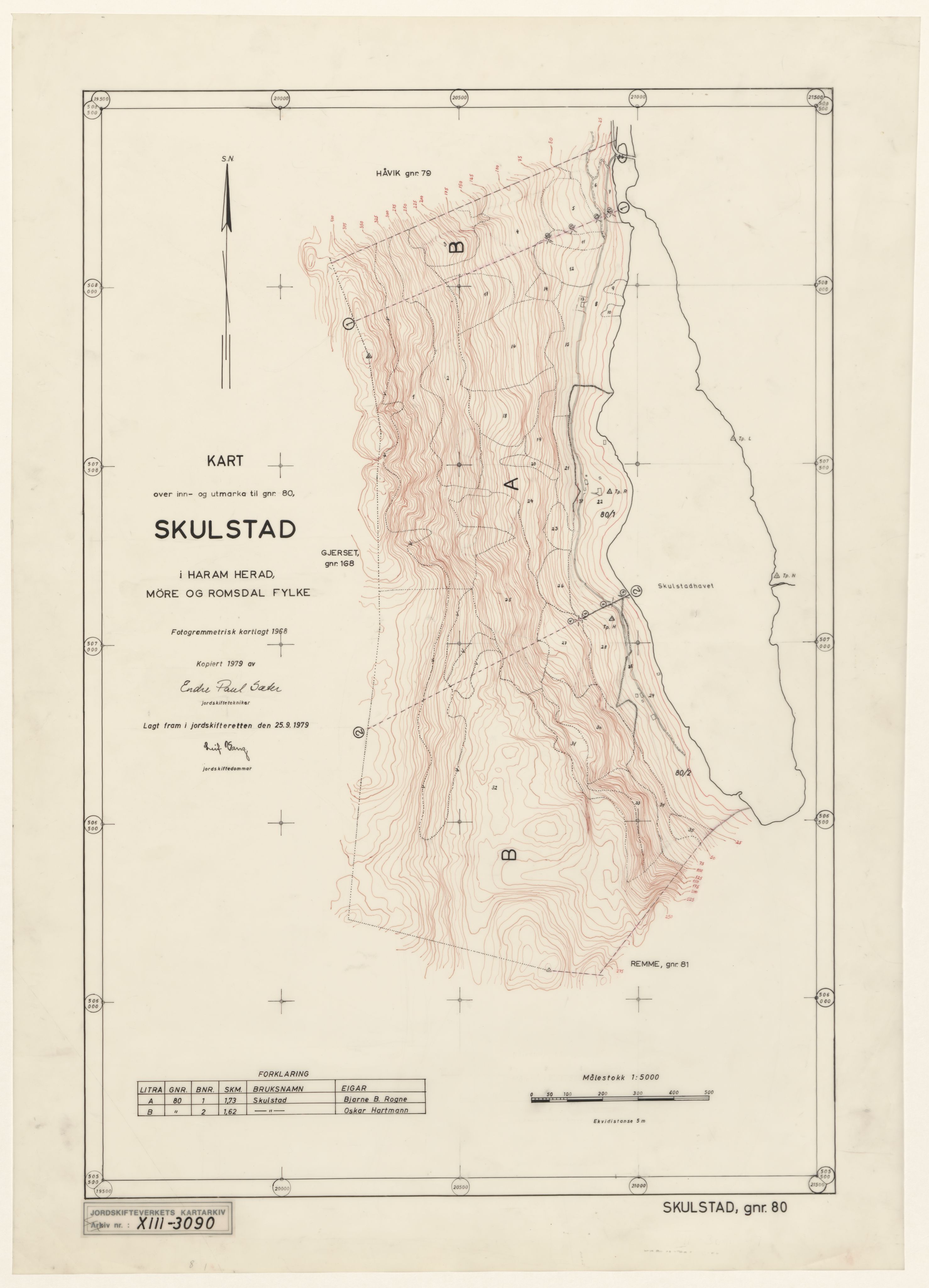 Jordskifteverkets kartarkiv, AV/RA-S-3929/T, 1859-1988, p. 3899