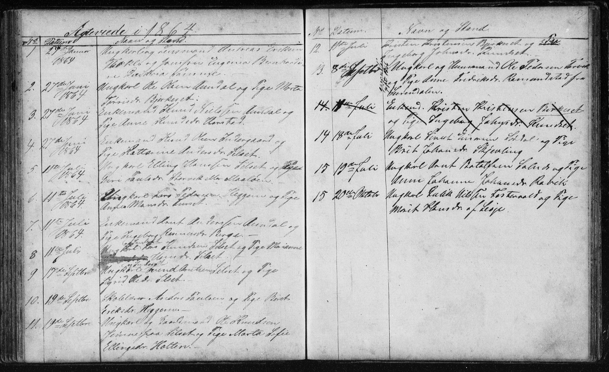 Ministerialprotokoller, klokkerbøker og fødselsregistre - Møre og Romsdal, AV/SAT-A-1454/584/L0968: Parish register (copy) no. 584C01, 1862-1877, p. 59