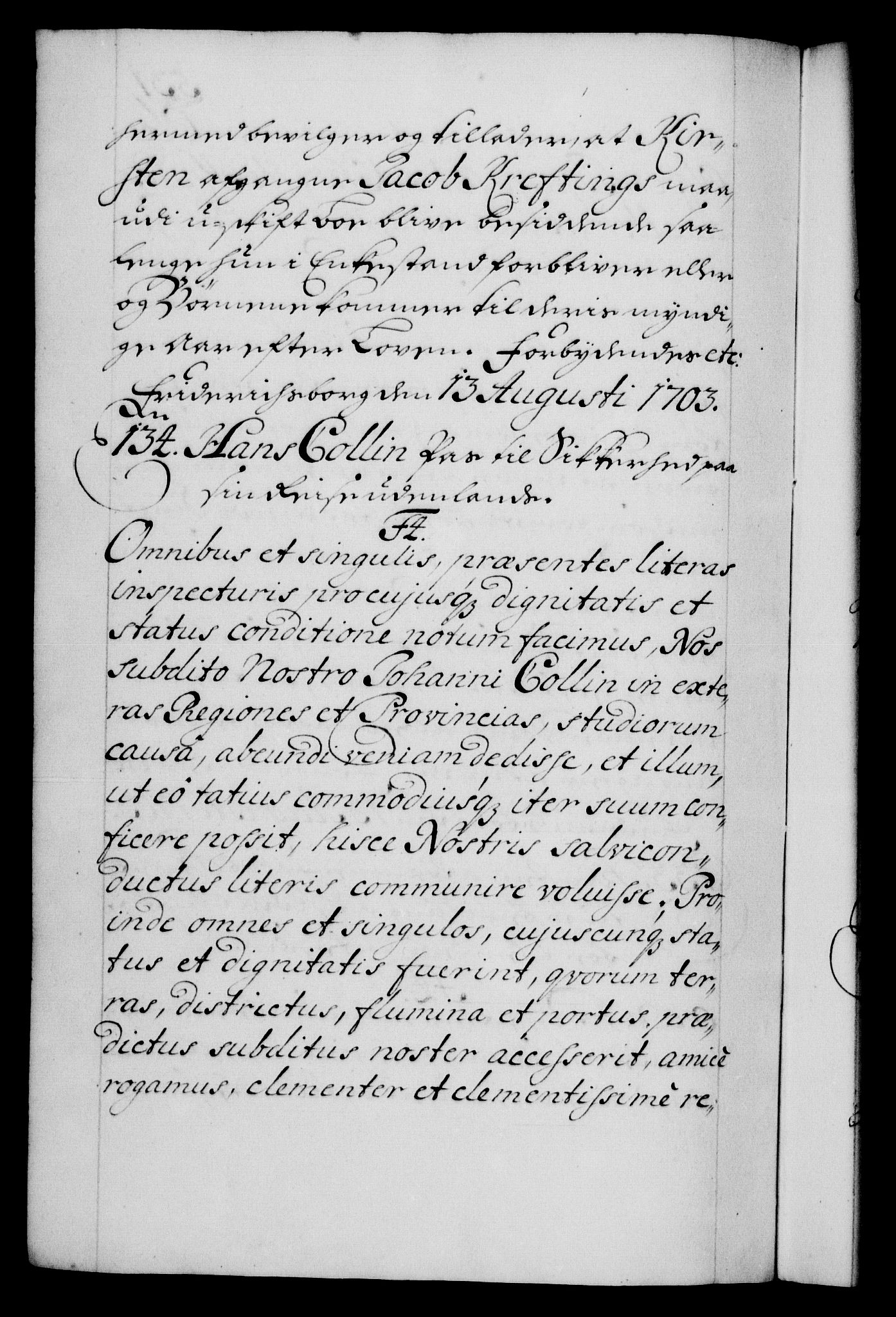 Danske Kanselli 1572-1799, AV/RA-EA-3023/F/Fc/Fca/Fcaa/L0018: Norske registre, 1699-1703, p. 531b