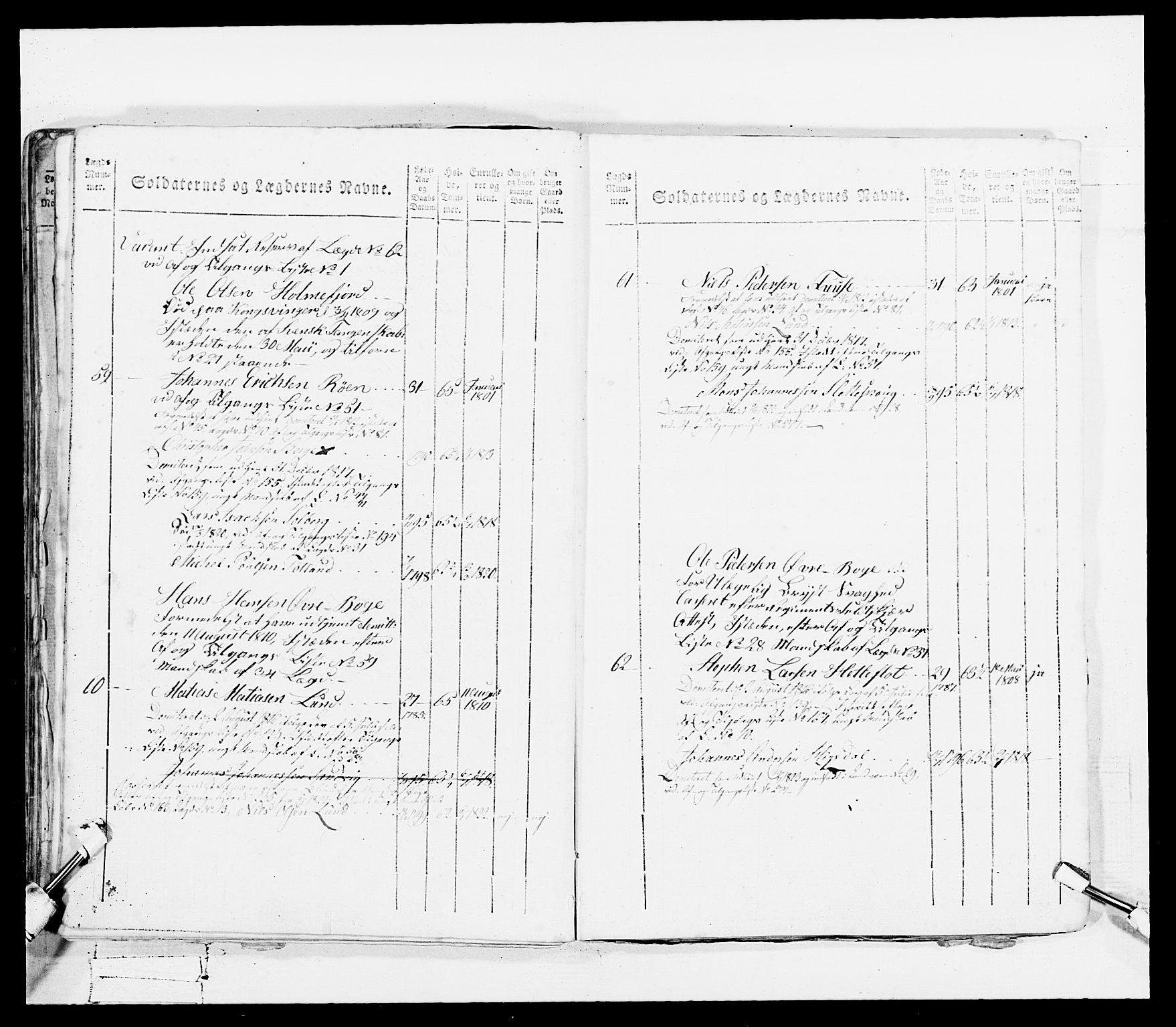 Generalitets- og kommissariatskollegiet, Det kongelige norske kommissariatskollegium, AV/RA-EA-5420/E/Eh/L0099: Bergenhusiske nasjonale infanteriregiment, 1812, p. 458