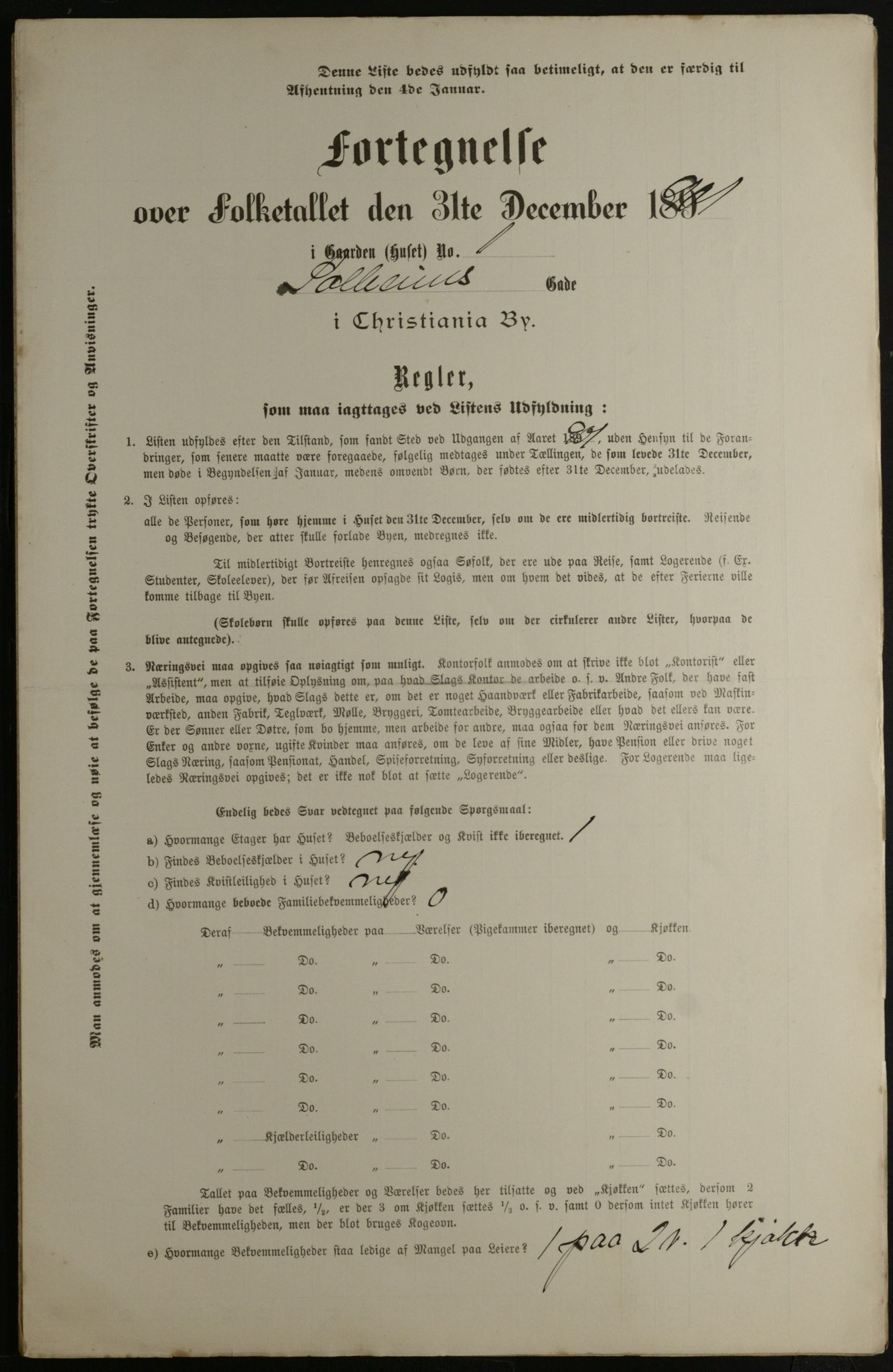 OBA, Municipal Census 1901 for Kristiania, 1901, p. 15326