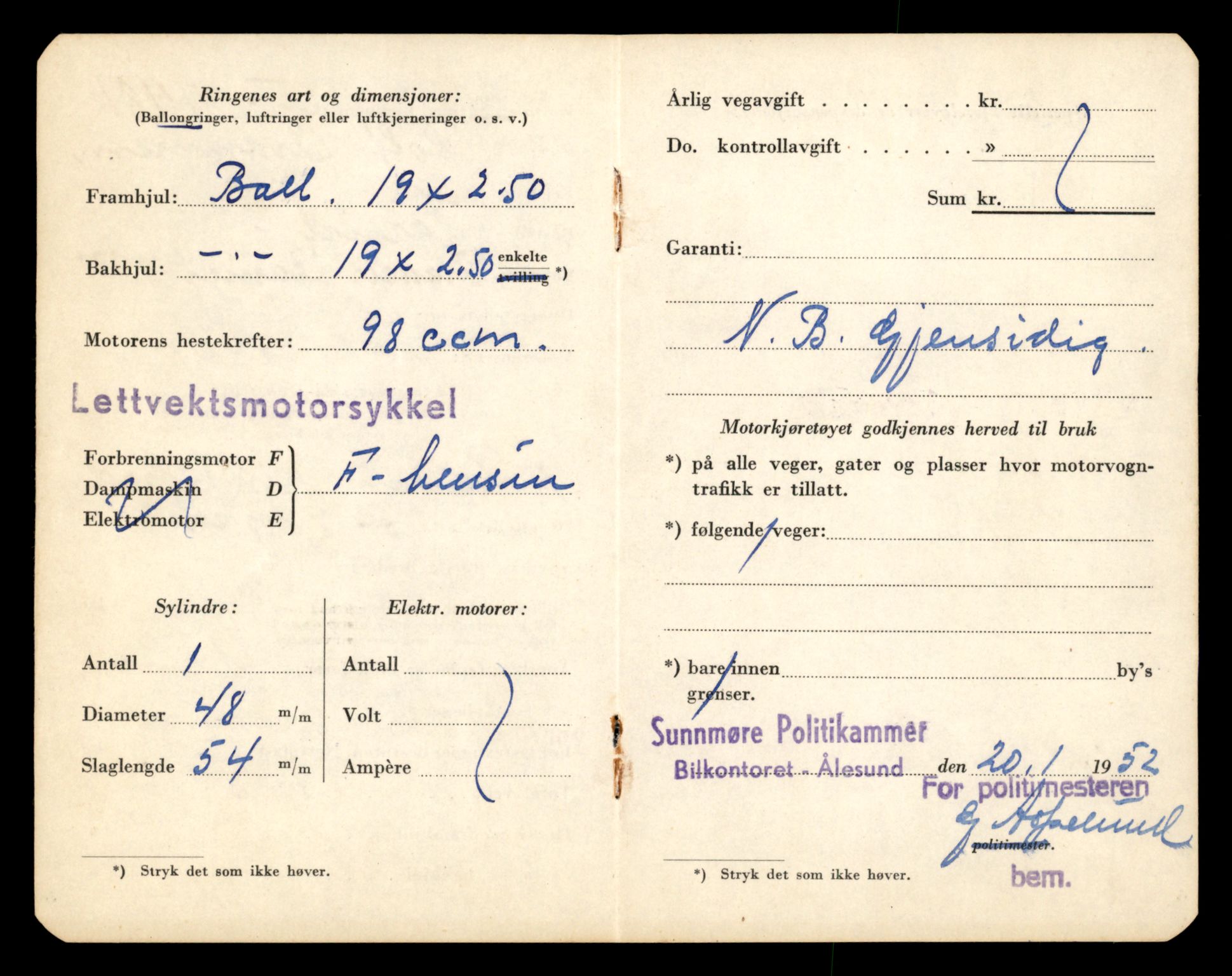 Møre og Romsdal vegkontor - Ålesund trafikkstasjon, AV/SAT-A-4099/F/Fe/L0029: Registreringskort for kjøretøy T 11430 - T 11619, 1927-1998, p. 920