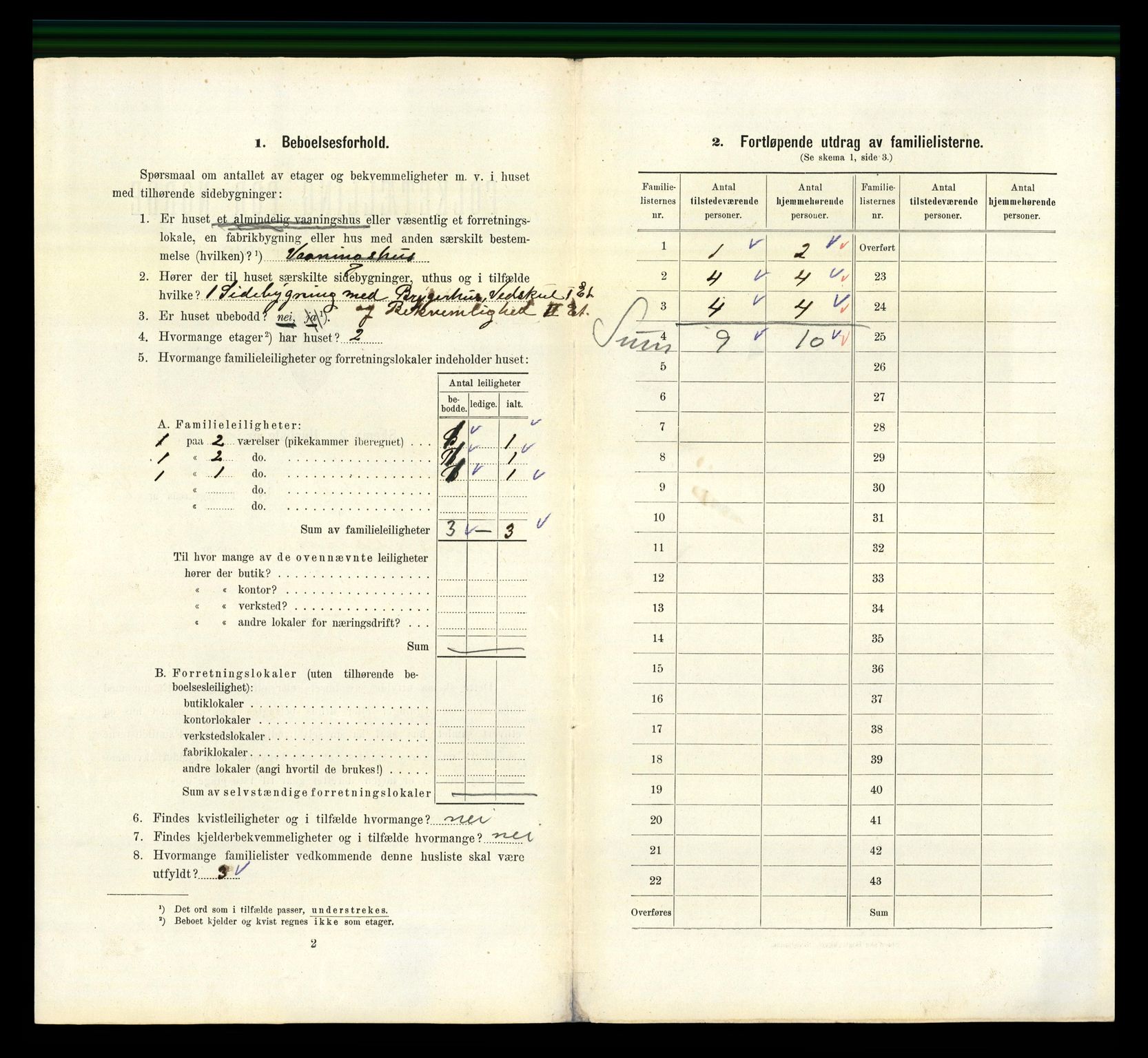 RA, 1910 census for Kragerø, 1910, p. 3941