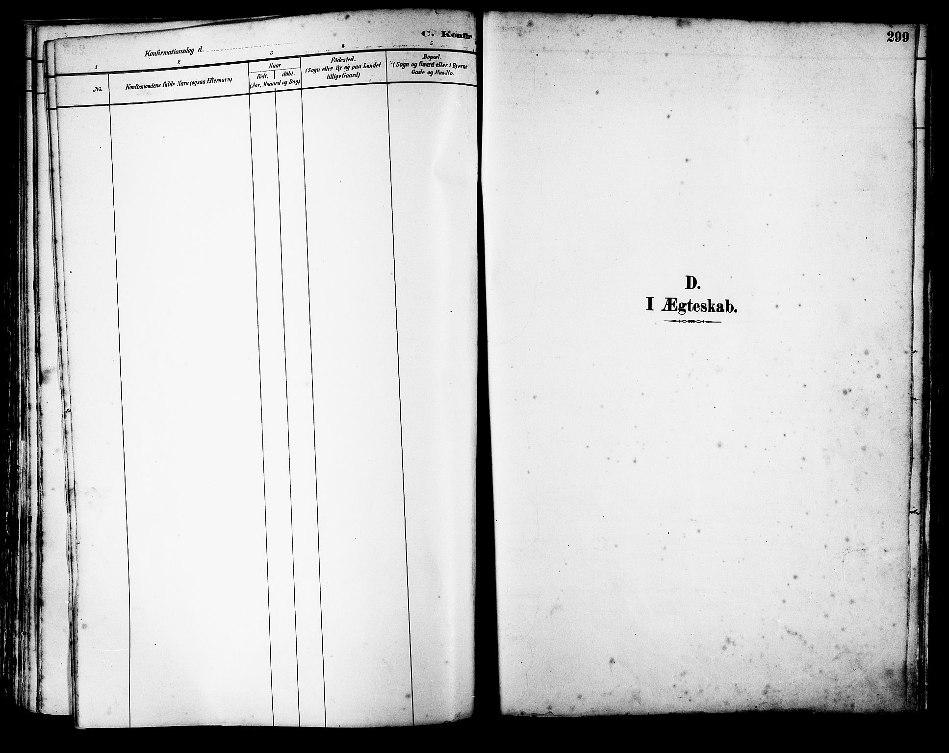 Ministerialprotokoller, klokkerbøker og fødselsregistre - Møre og Romsdal, SAT/A-1454/509/L0112: Parish register (copy) no. 509C02, 1883-1922, p. 299