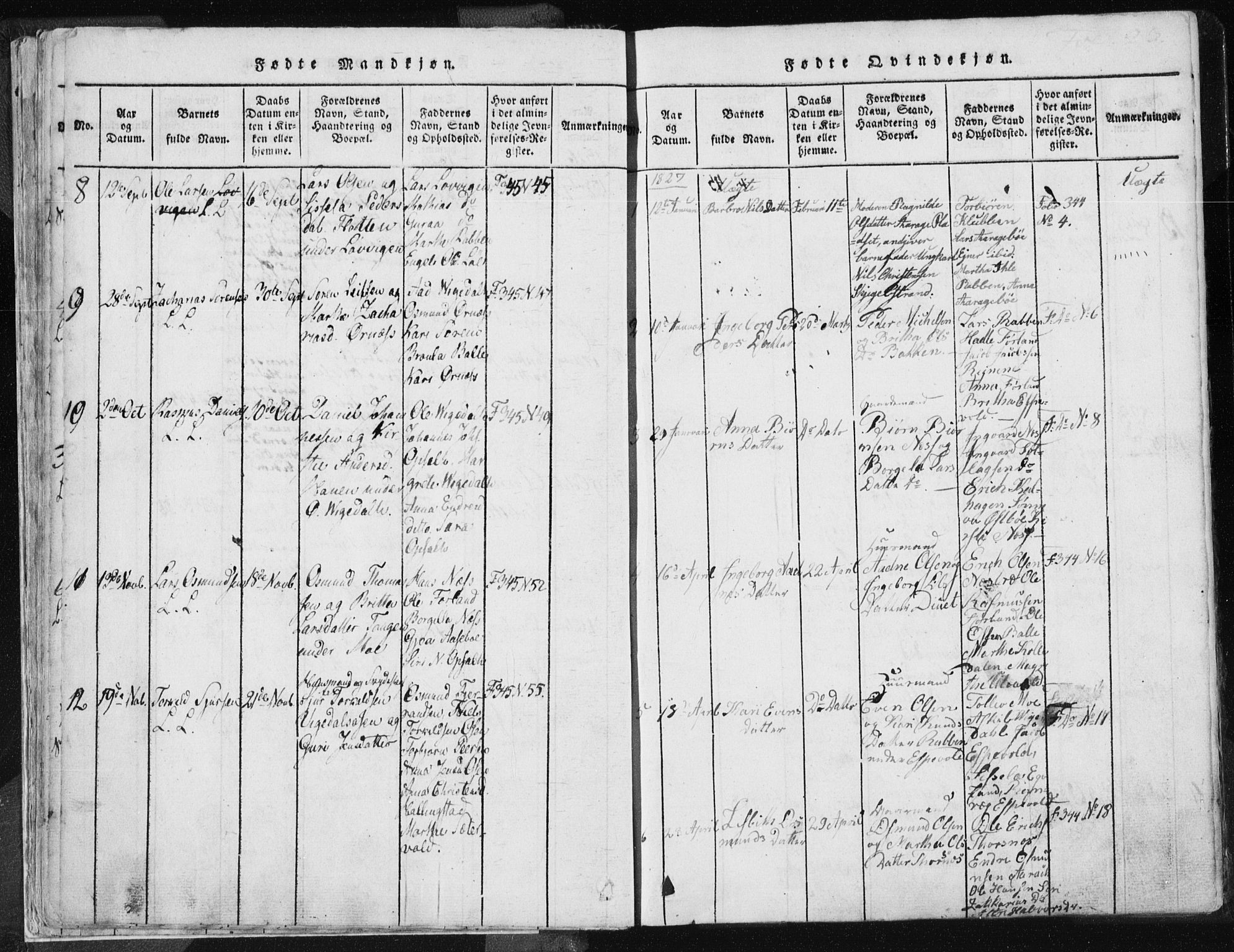 Vikedal sokneprestkontor, AV/SAST-A-101840/01/IV: Parish register (official) no. A 3, 1817-1850, p. 23