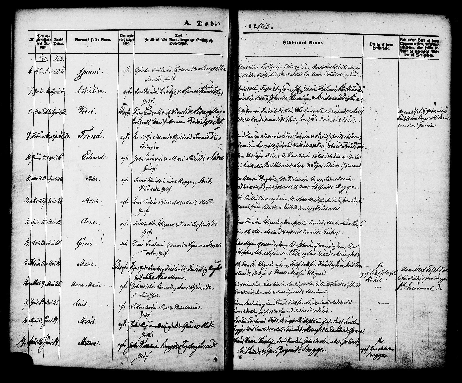 Ministerialprotokoller, klokkerbøker og fødselsregistre - Møre og Romsdal, AV/SAT-A-1454/552/L0637: Parish register (official) no. 552A01, 1845-1879, p. 44