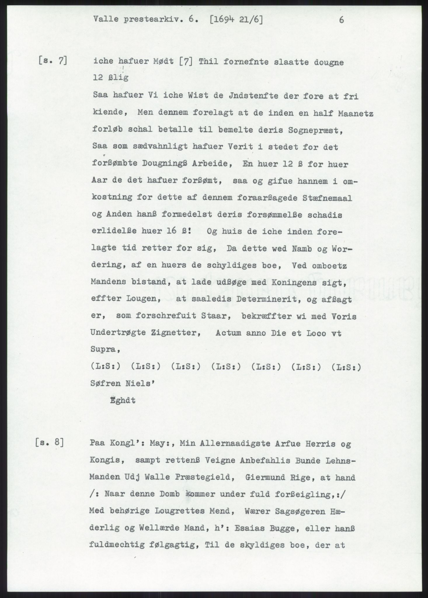 Samlinger til kildeutgivelse, Diplomavskriftsamlingen, RA/EA-4053/H/Ha, p. 354
