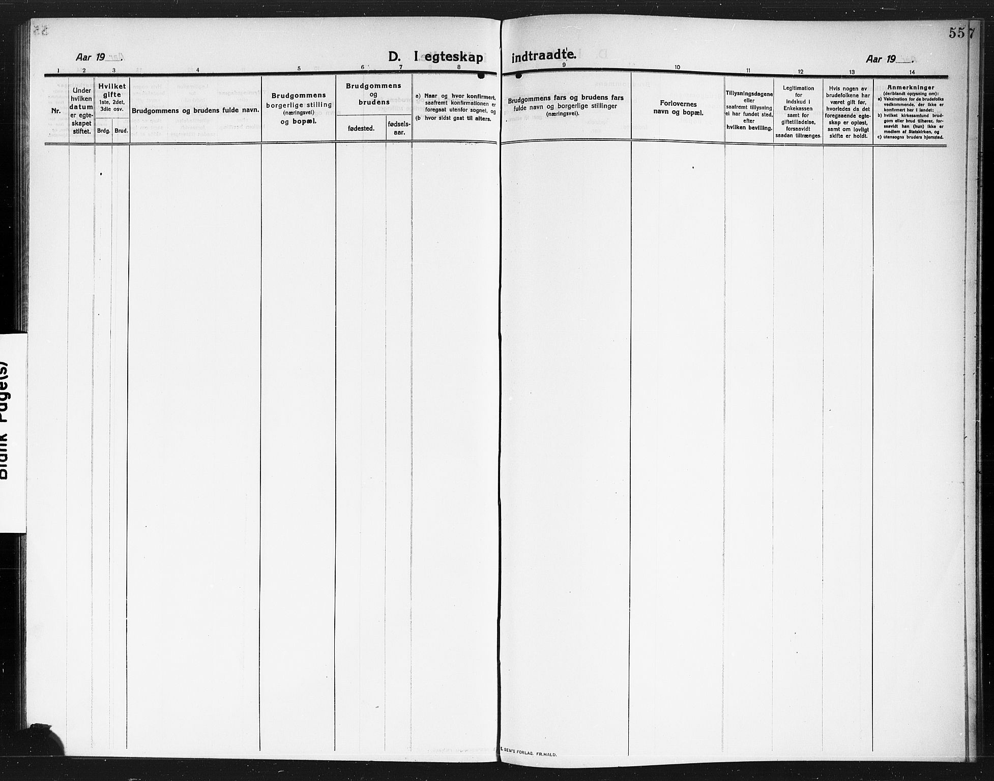 Rødenes prestekontor Kirkebøker, AV/SAO-A-2005/G/Gb/L0002: Parish register (copy) no. II 2, 1911-1921, p. 55