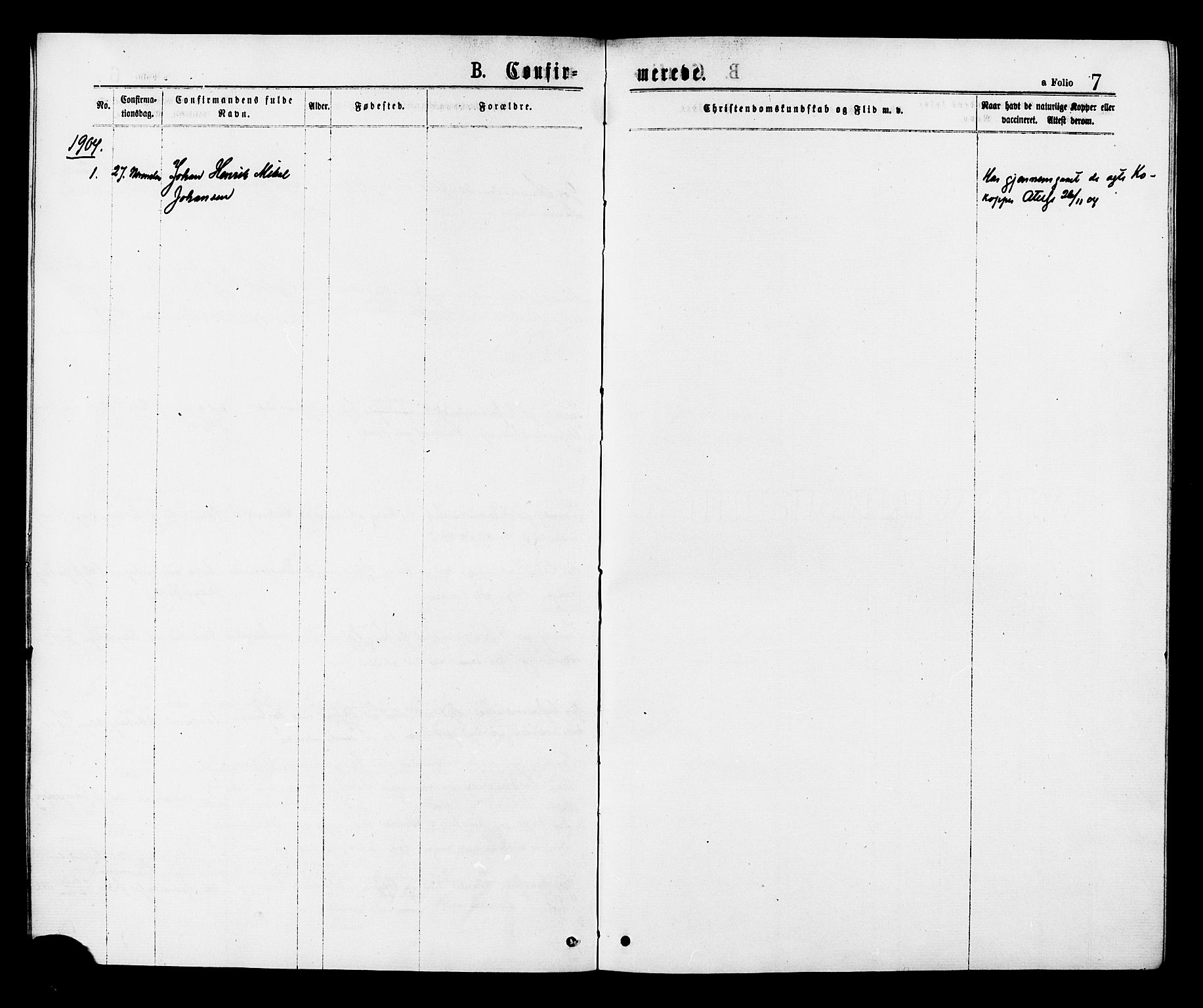 Ministerialprotokoller, klokkerbøker og fødselsregistre - Sør-Trøndelag, SAT/A-1456/624/L0482: Parish register (official) no. 624A03, 1870-1918, p. 7