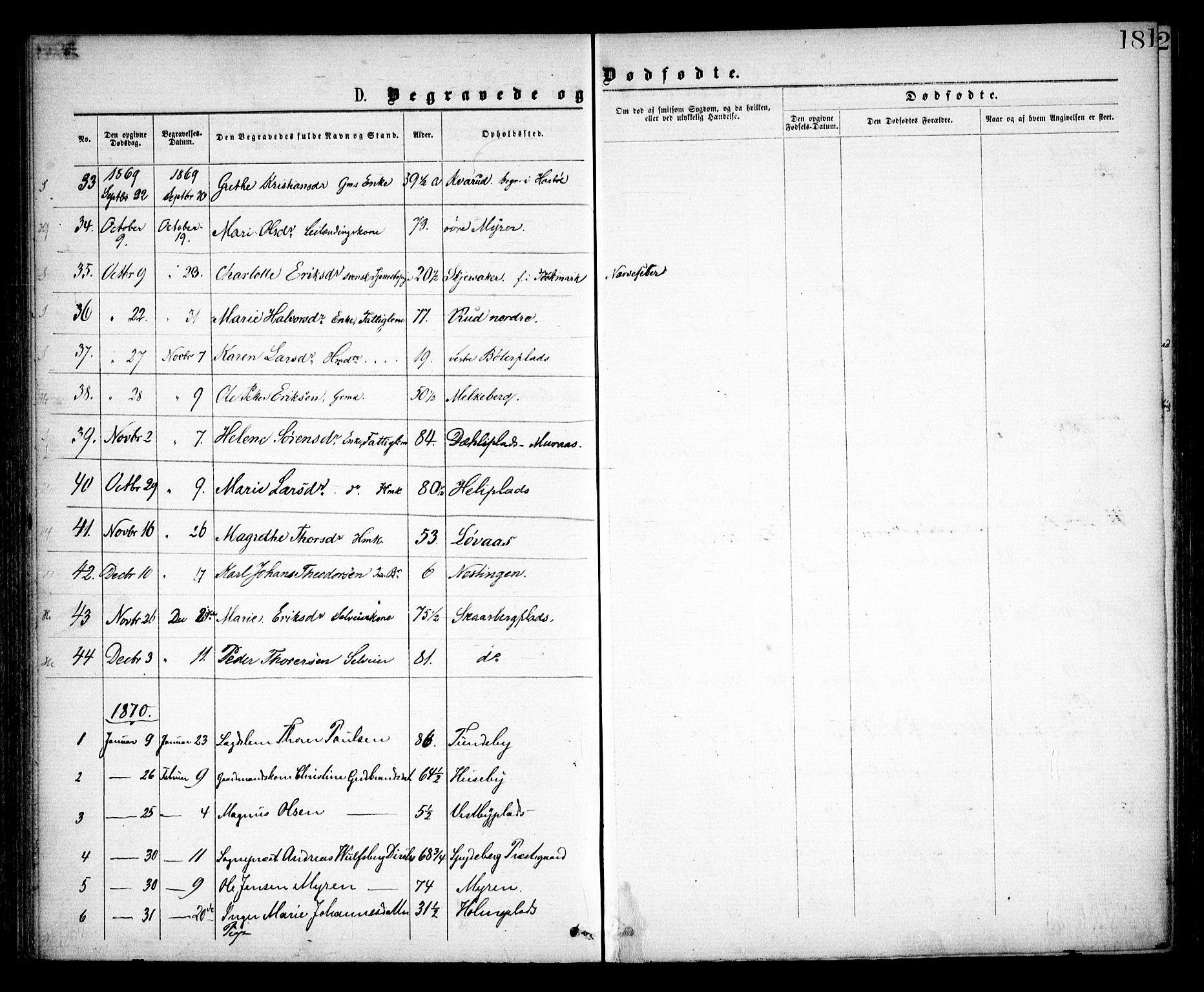 Spydeberg prestekontor Kirkebøker, SAO/A-10924/F/Fa/L0006: Parish register (official) no. I 6, 1863-1874, p. 181