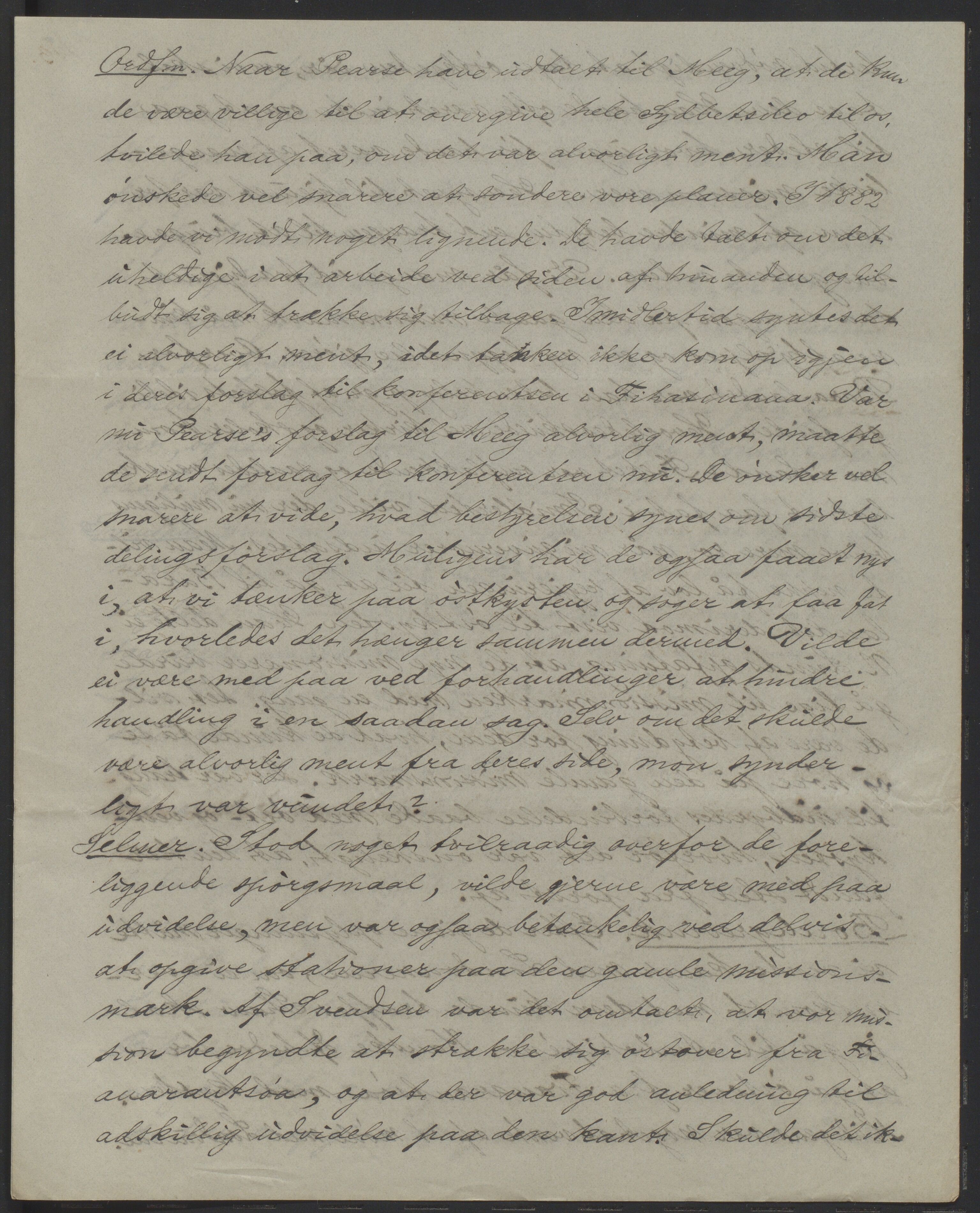 Det Norske Misjonsselskap - hovedadministrasjonen, VID/MA-A-1045/D/Da/Daa/L0037/0002: Konferansereferat og årsberetninger / Konferansereferat fra Madagaskar Innland., 1887