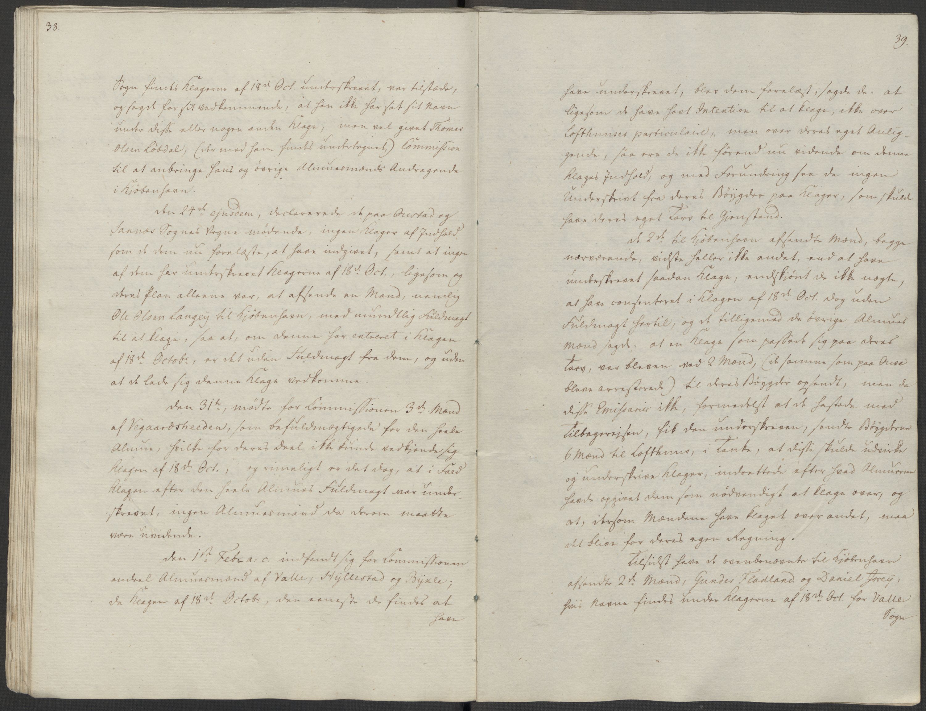 Danske Kanselli, Skapsaker, AV/RA-EA-4061/F/L0102: Skap 16, pakke 7 VIII, 1787-1800, p. 29