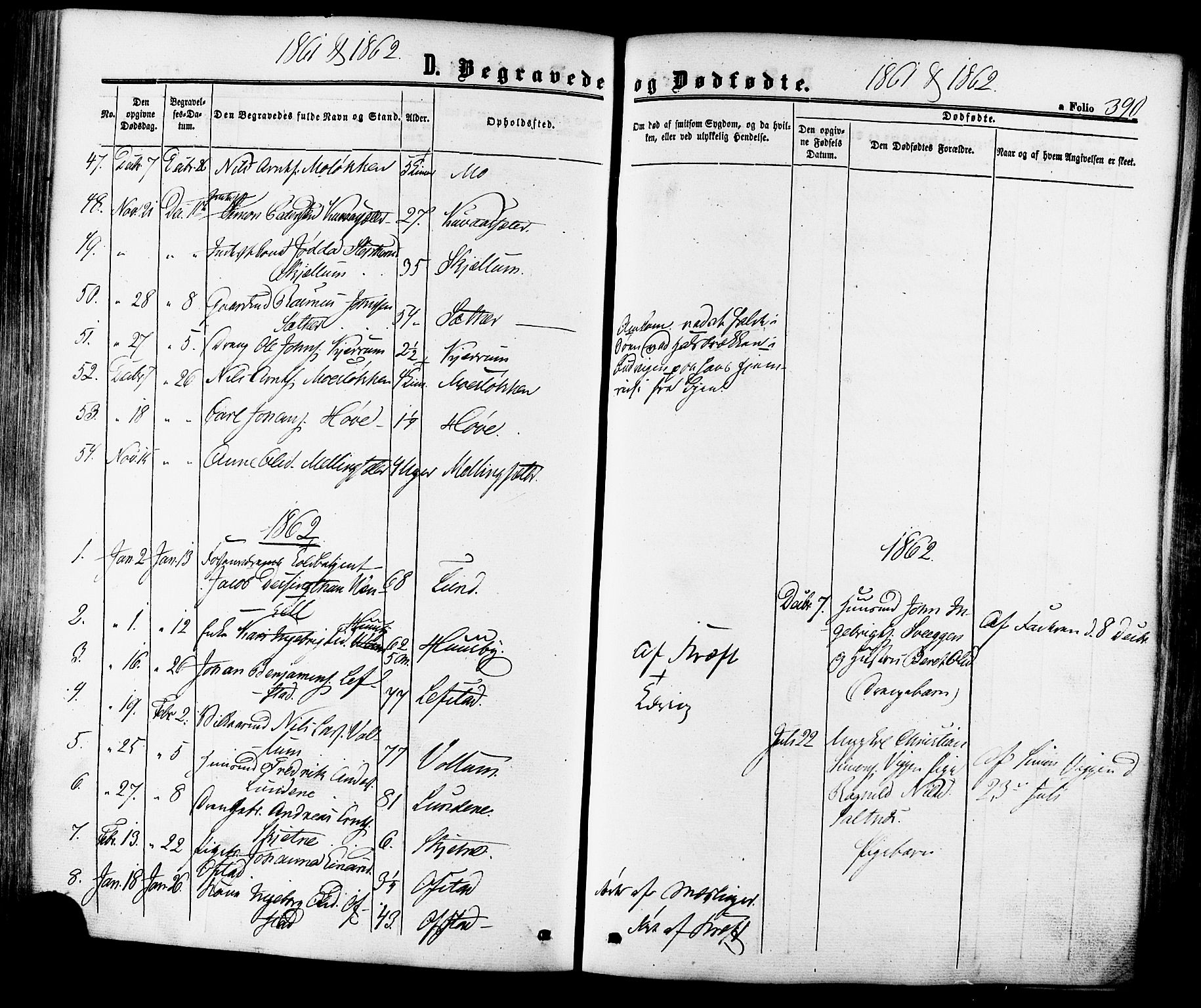 Ministerialprotokoller, klokkerbøker og fødselsregistre - Sør-Trøndelag, SAT/A-1456/665/L0772: Parish register (official) no. 665A07, 1856-1878, p. 390