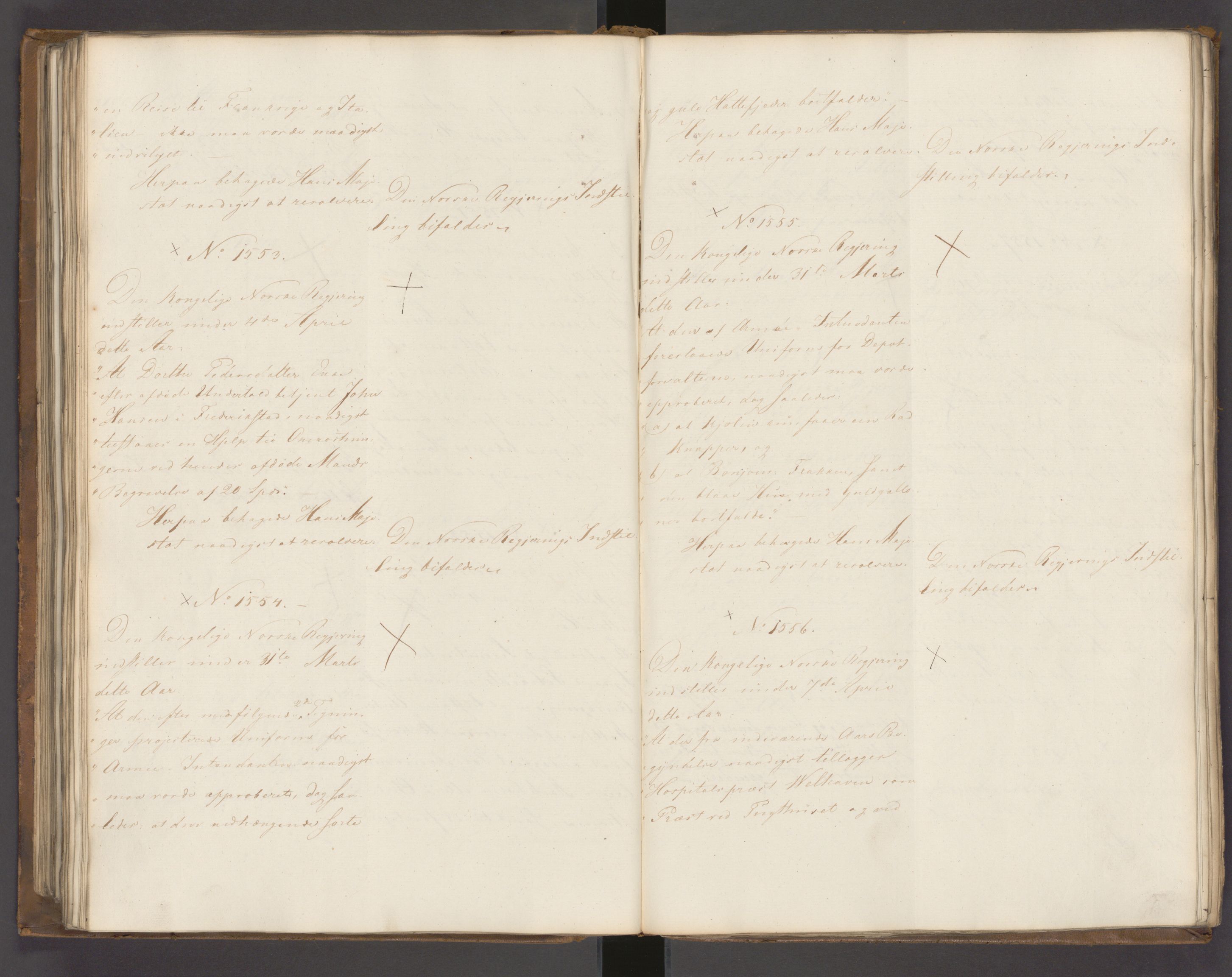 Statsrådssekretariatet, AV/RA-S-1001/A/Ab/L0022: Kgl. res. nr. 1210-1721, 1. halvår, 1826