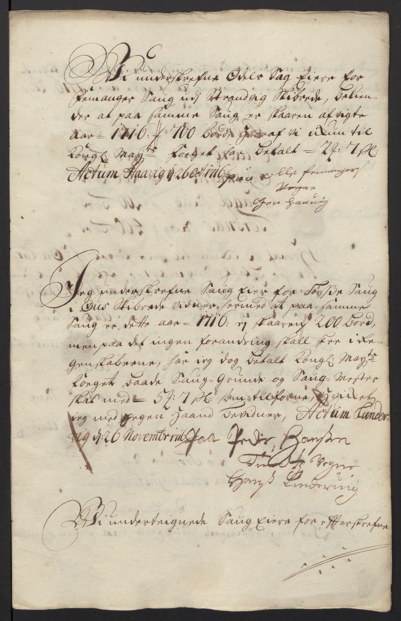 Rentekammeret inntil 1814, Reviderte regnskaper, Fogderegnskap, RA/EA-4092/R48/L2992: Fogderegnskap Sunnhordland og Hardanger, 1716, p. 65