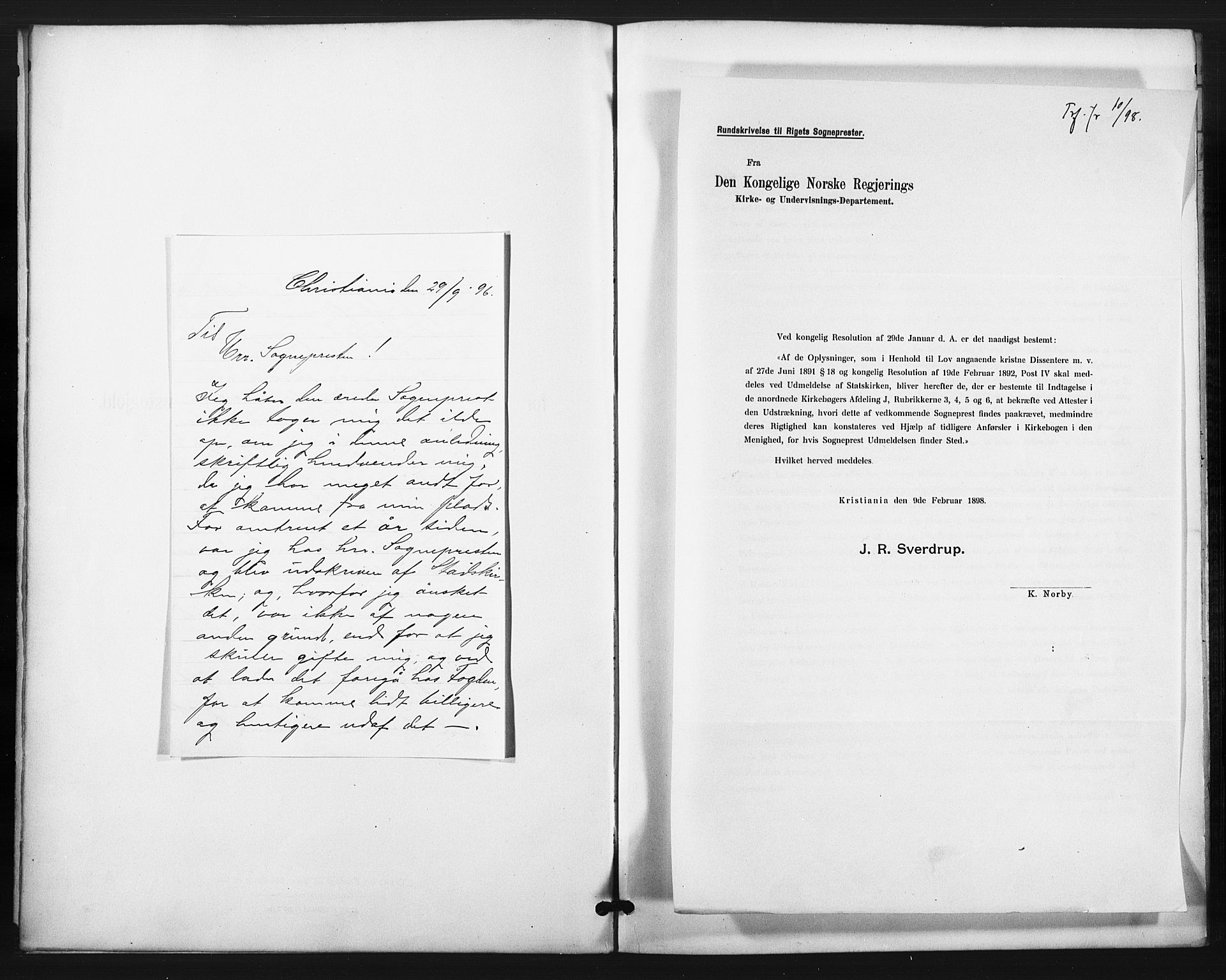 Trefoldighet prestekontor Kirkebøker, SAO/A-10882/F/Ff/L0002: Parish register (official) no. VI 2, 1891-1918