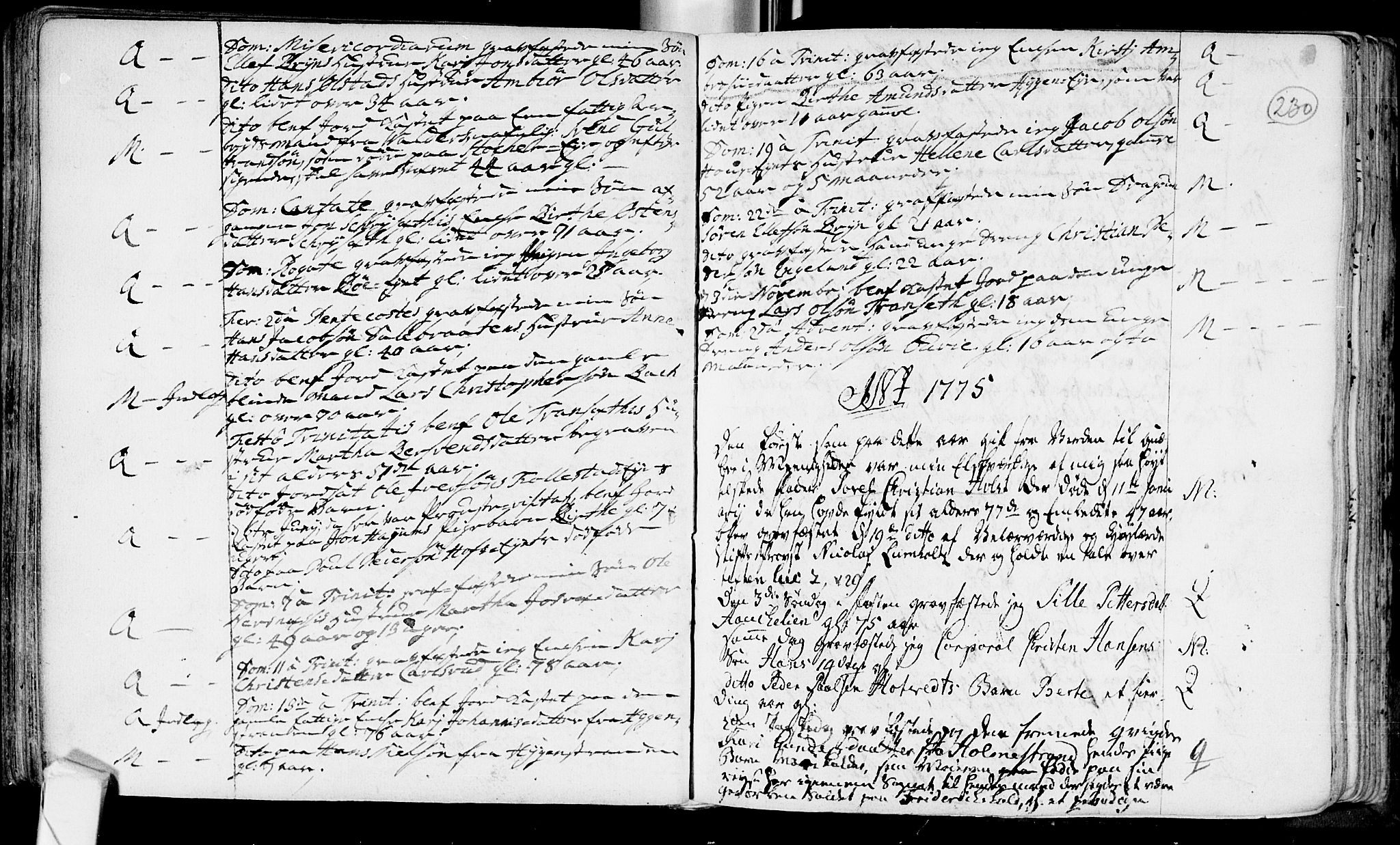 Røyken kirkebøker, SAKO/A-241/F/Fa/L0002: Parish register (official) no. 2, 1731-1782, p. 230