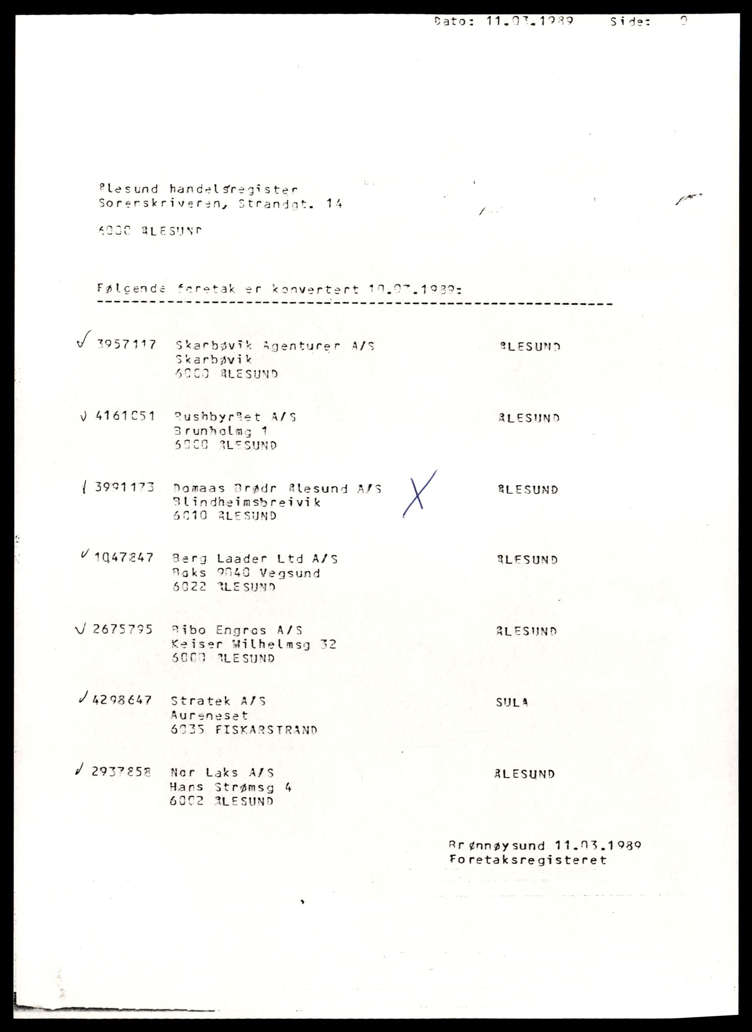 Ålesund sorenskriveri, AV/SAT-A-4383/2/J/Jd/Jde/L0032: Bilag. Aksjeselskap og andelslag Do - Ei, 1914-1989, p. 3