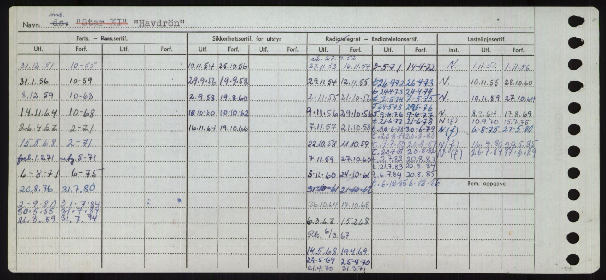 Sjøfartsdirektoratet med forløpere, Skipsmålingen, RA/S-1627/H/Ha/L0002/0002: Fartøy, Eik-Hill / Fartøy, G-Hill, p. 604