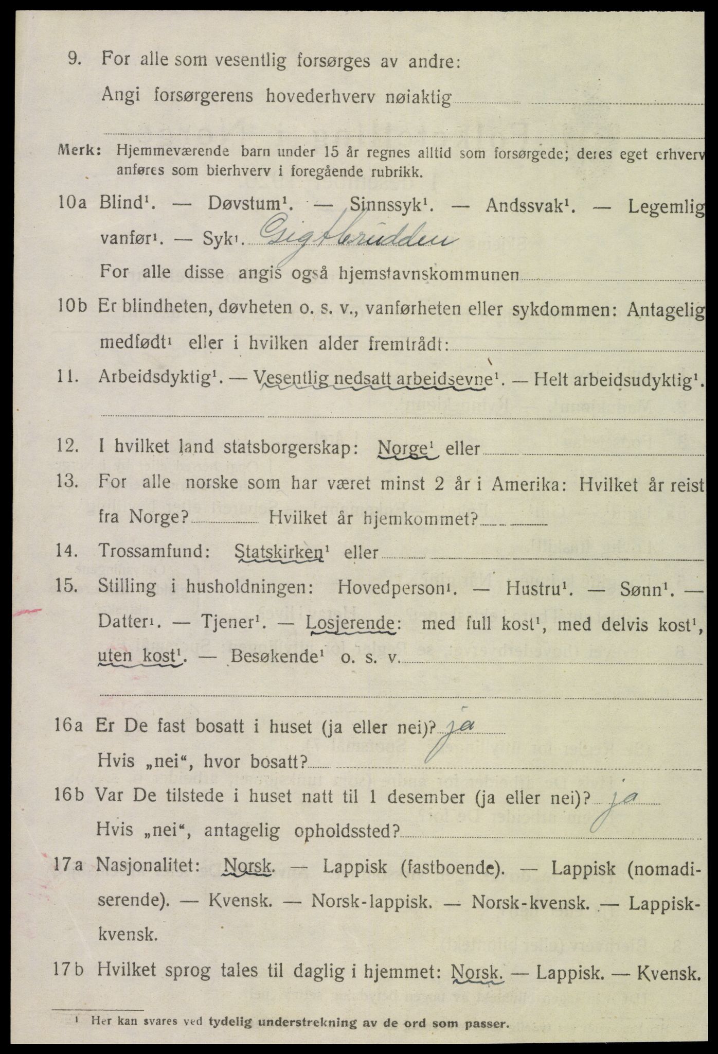 SAT, 1920 census for Inderøy, 1920, p. 4188