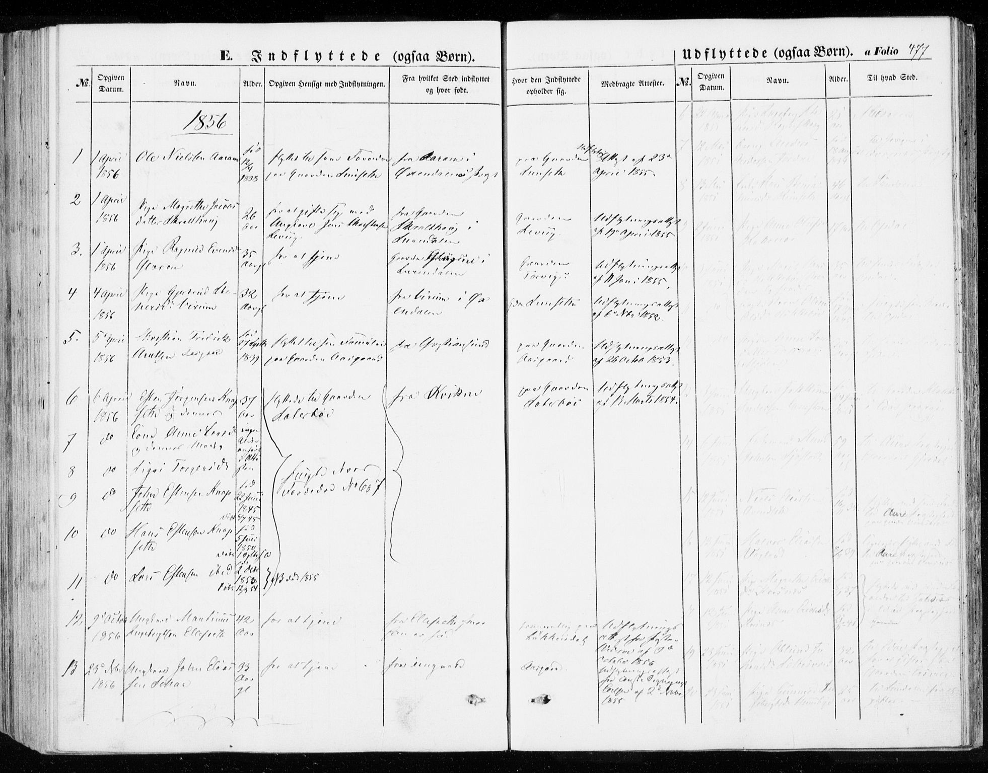 Ministerialprotokoller, klokkerbøker og fødselsregistre - Møre og Romsdal, SAT/A-1454/592/L1026: Parish register (official) no. 592A04, 1849-1867, p. 477
