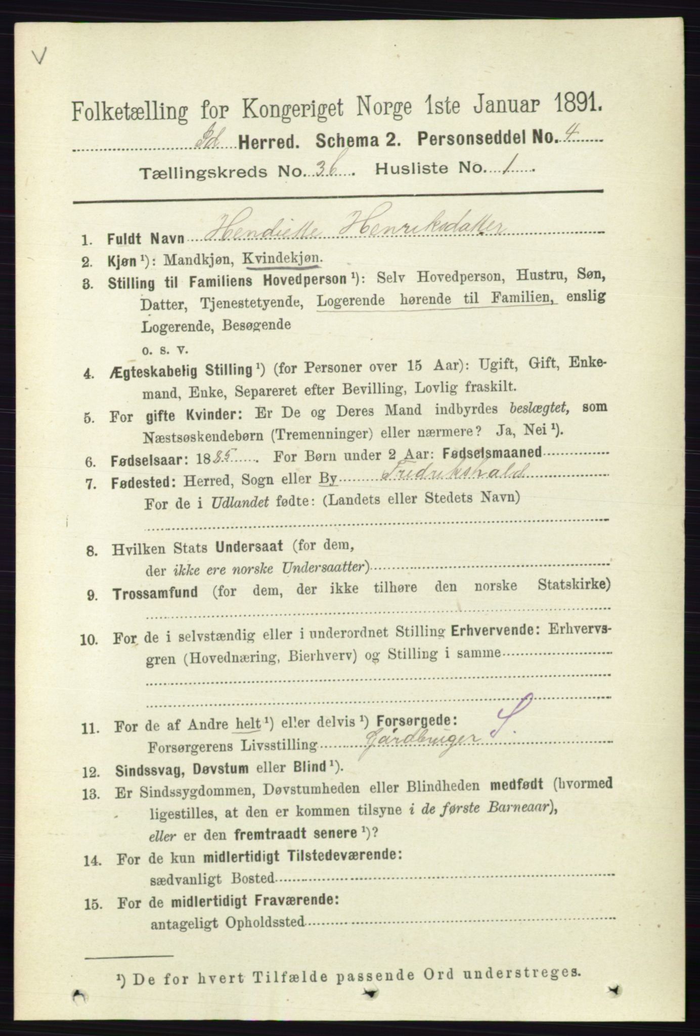 RA, 1891 census for 0117 Idd, 1891, p. 2657