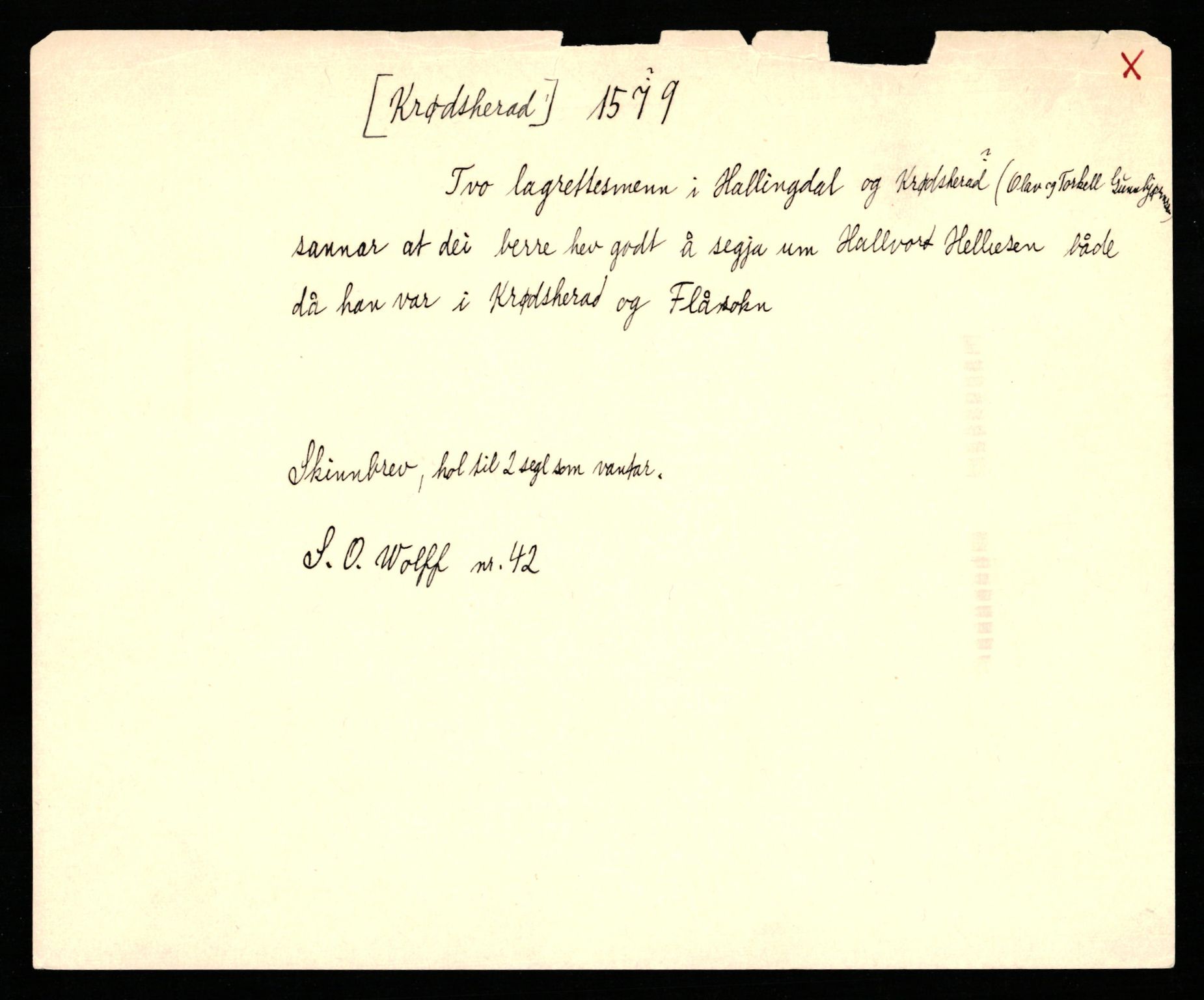 Riksarkivets diplomsamling, AV/RA-EA-5965/F35/F35b/L0002: Riksarkivets diplomer, seddelregister, 1567-1583, p. 495