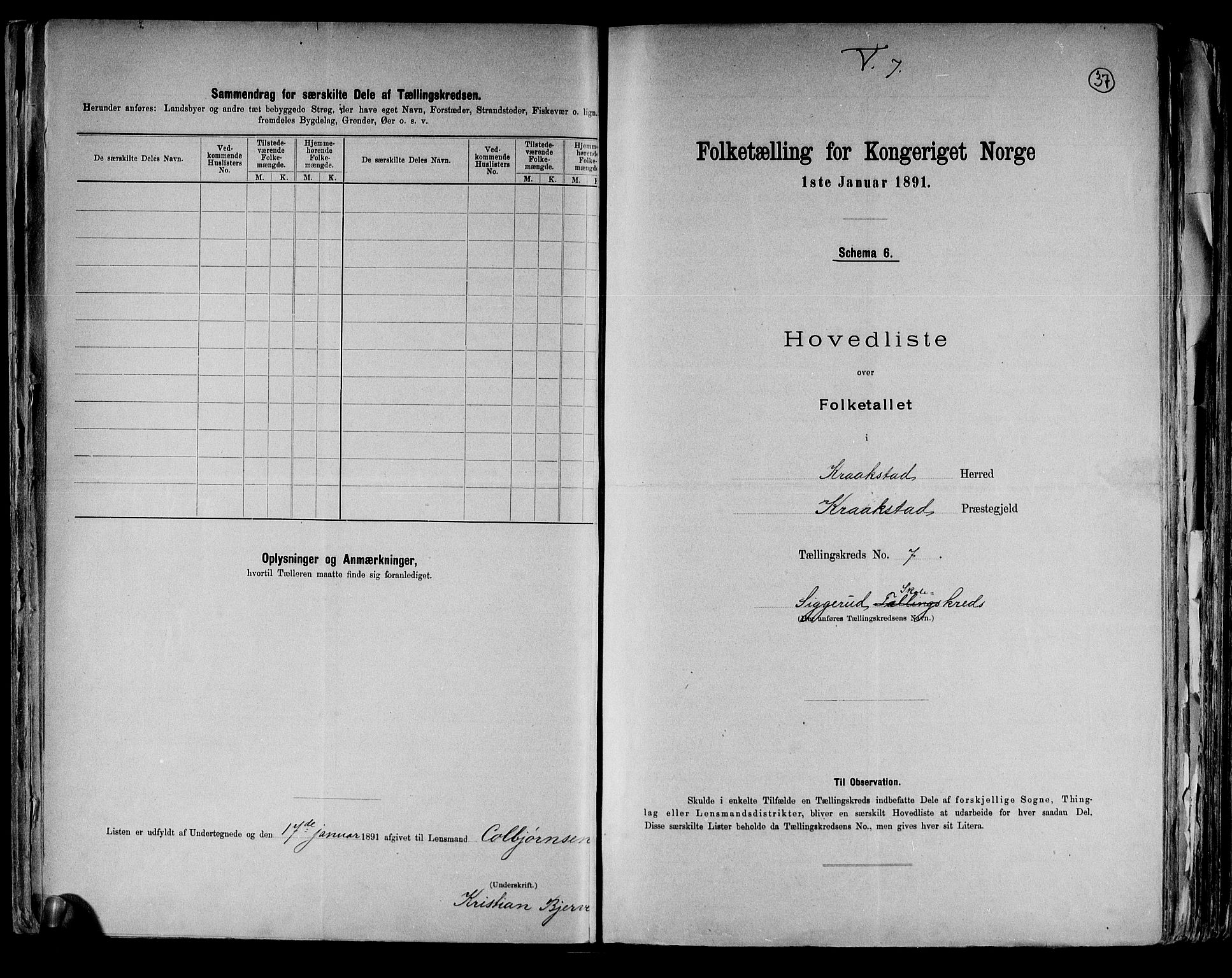 RA, 1891 census for 0212 Kråkstad, 1891, p. 18