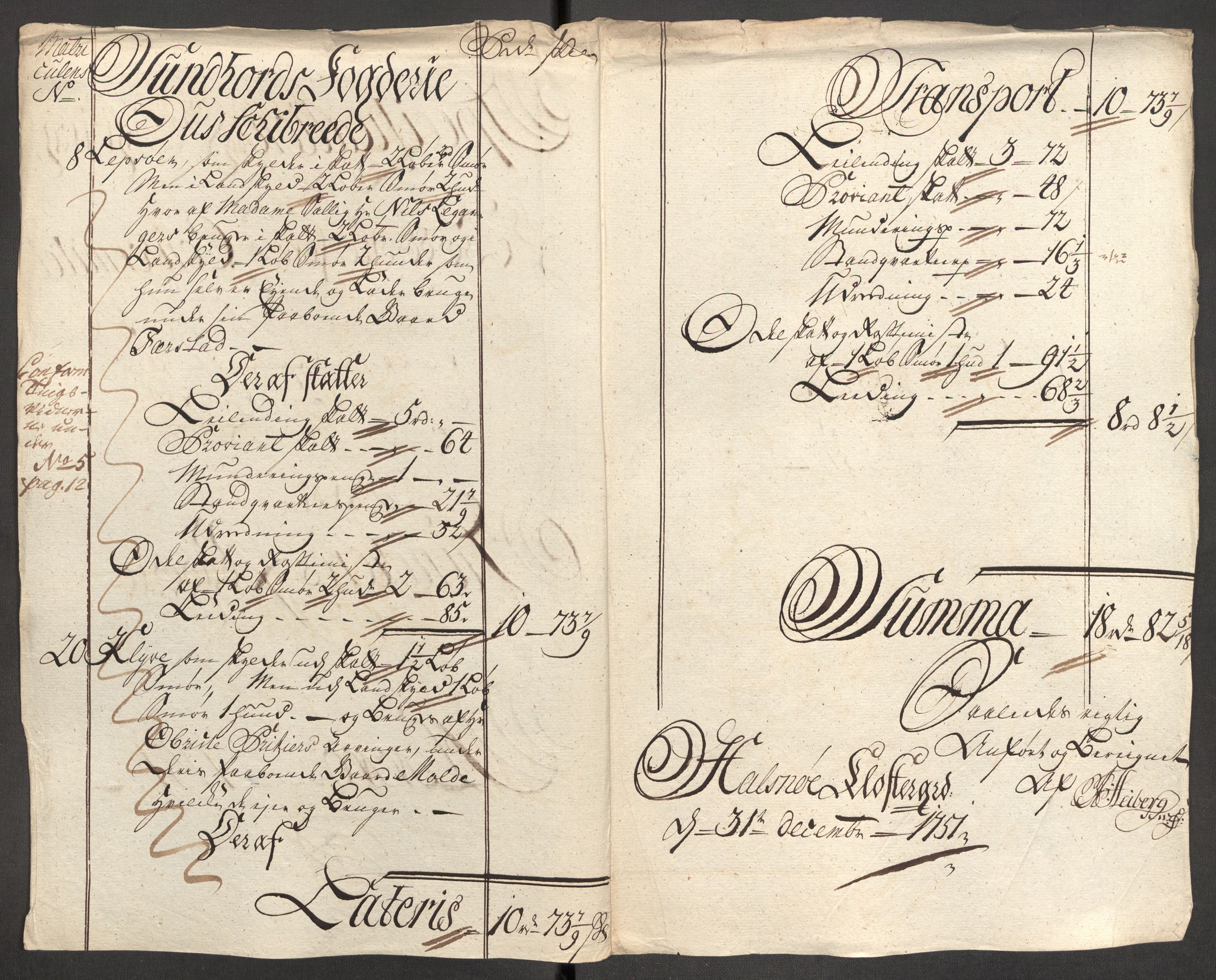Rentekammeret inntil 1814, Reviderte regnskaper, Fogderegnskap, RA/EA-4092/R48/L3056: Fogderegnskap Sunnhordland og Hardanger, 1751, p. 133