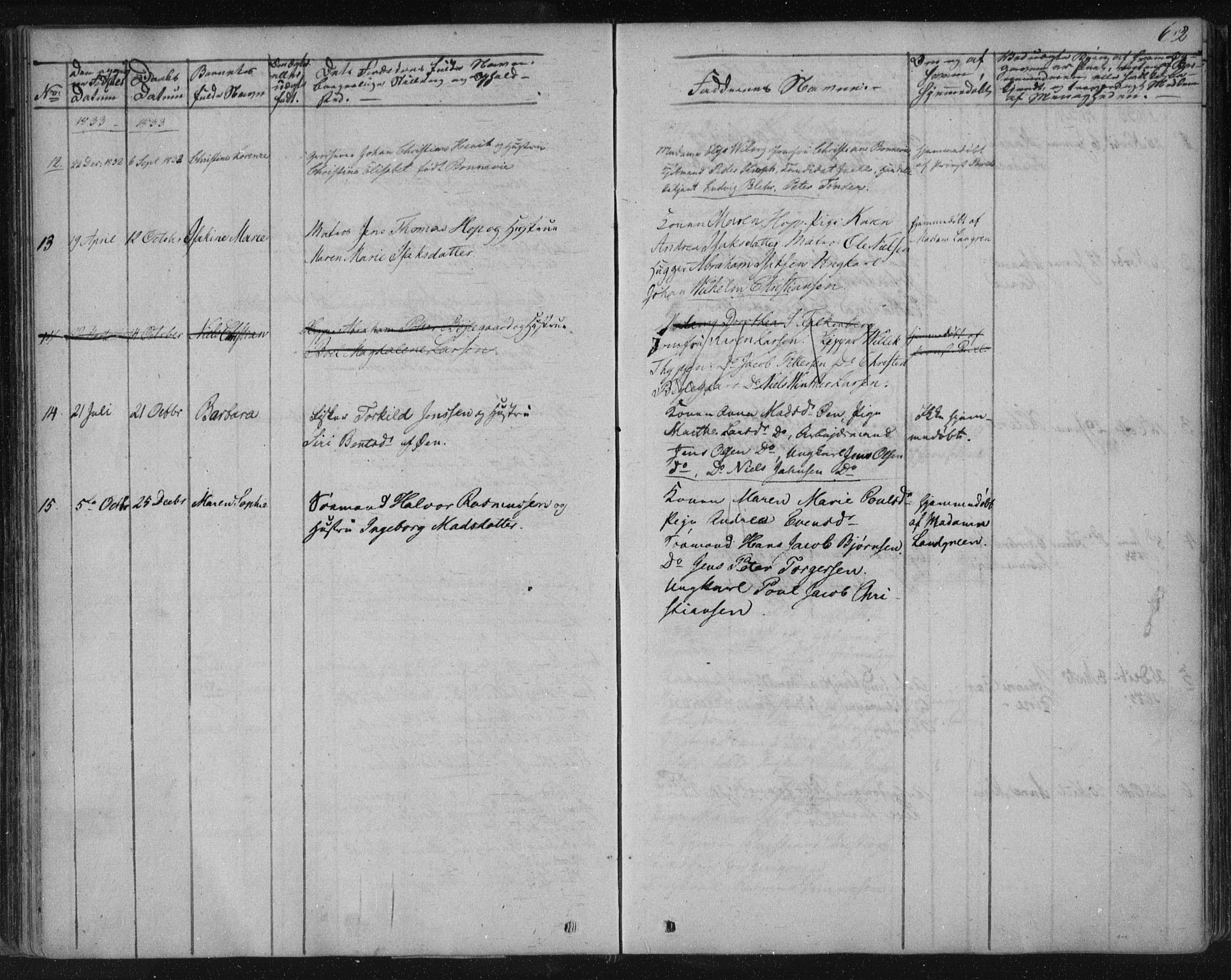 Kragerø kirkebøker, AV/SAKO-A-278/F/Fa/L0005: Parish register (official) no. 5, 1832-1847, p. 62