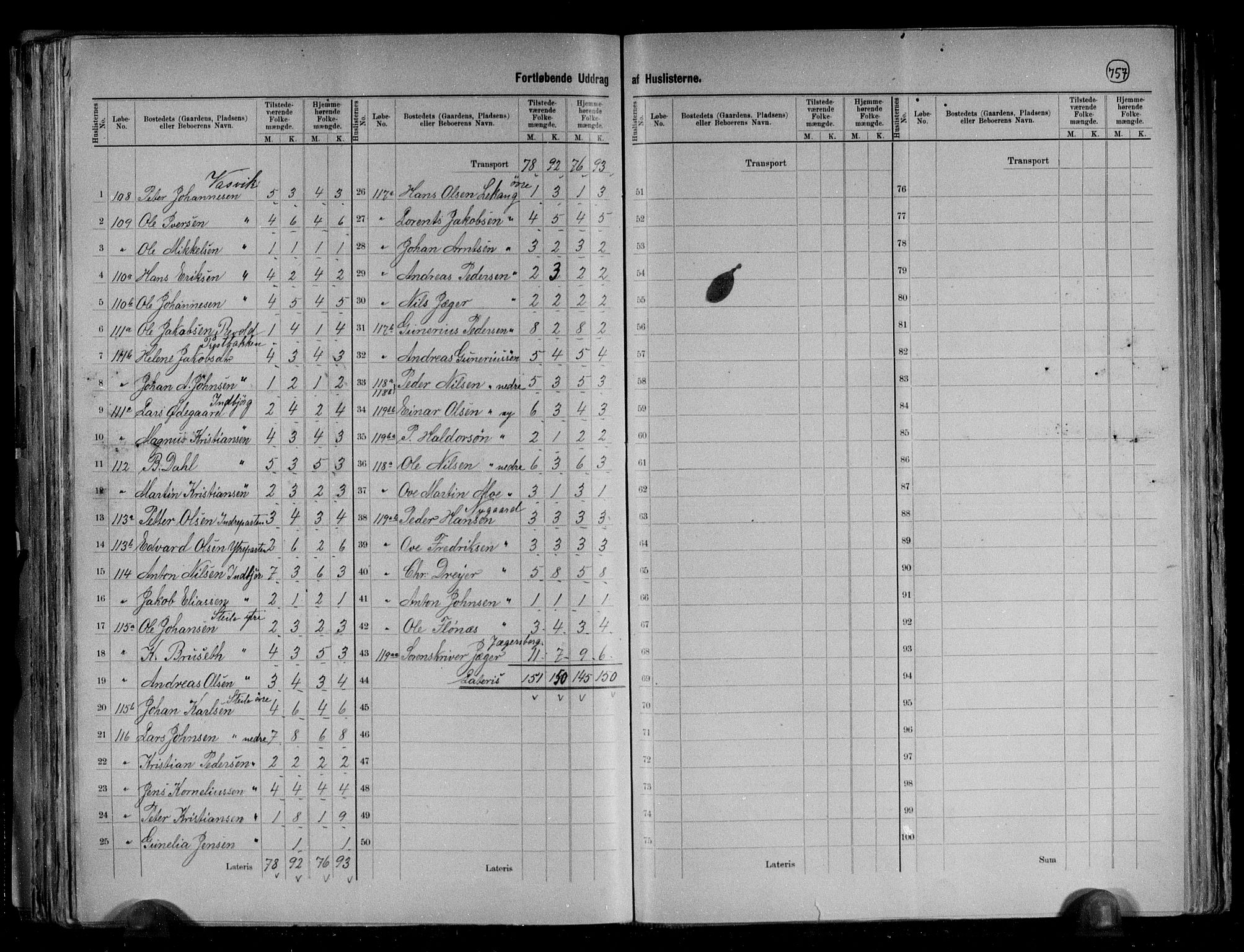 RA, 1891 census for 1866 Hadsel, 1891, p. 22