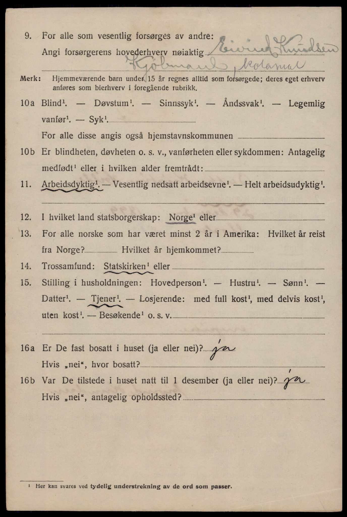 SAST, 1920 census for Haugesund, 1920, p. 41470