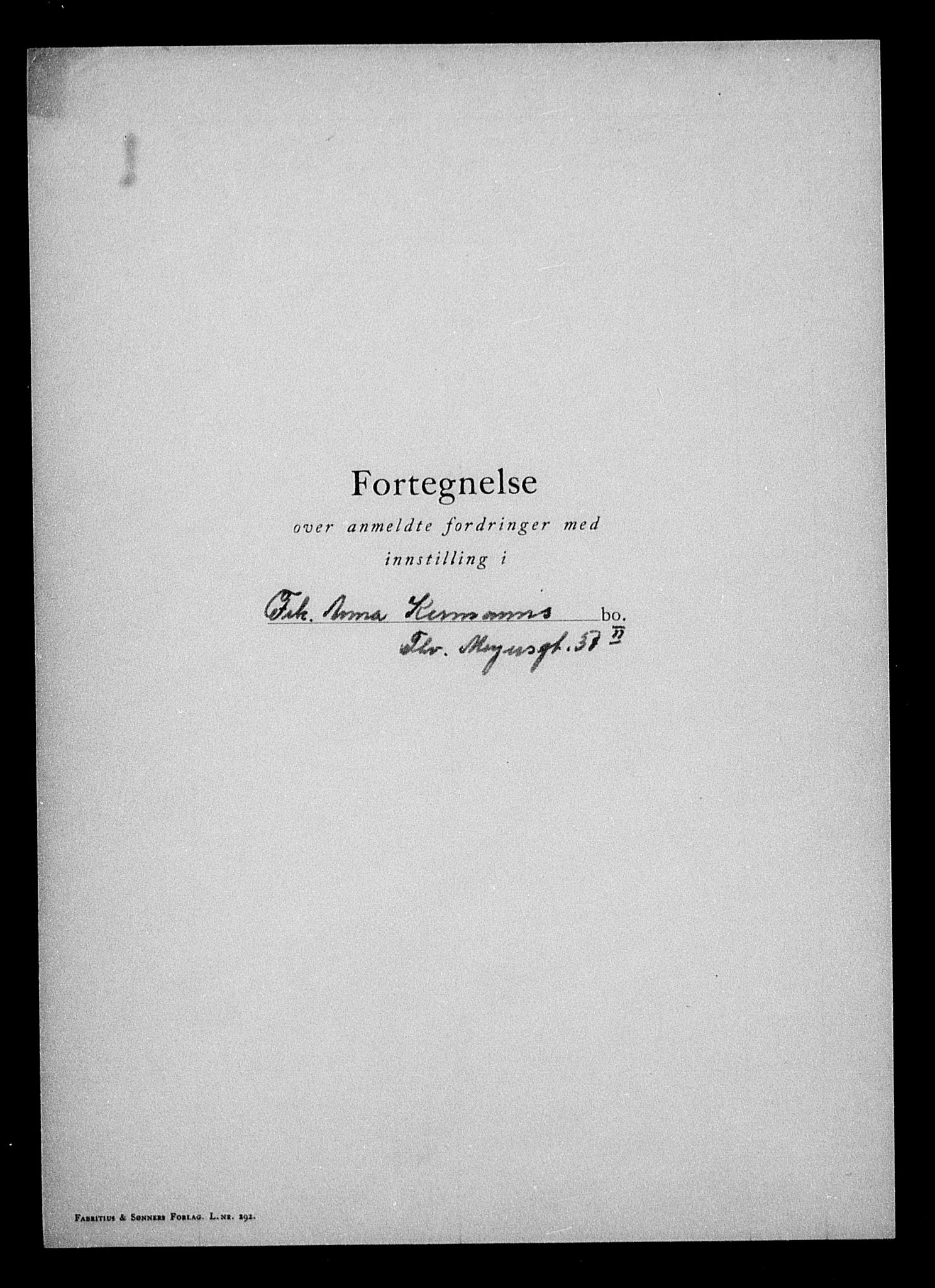 Justisdepartementet, Tilbakeføringskontoret for inndratte formuer, AV/RA-S-1564/H/Hc/Hcc/L0950: --, 1945-1947, p. 539