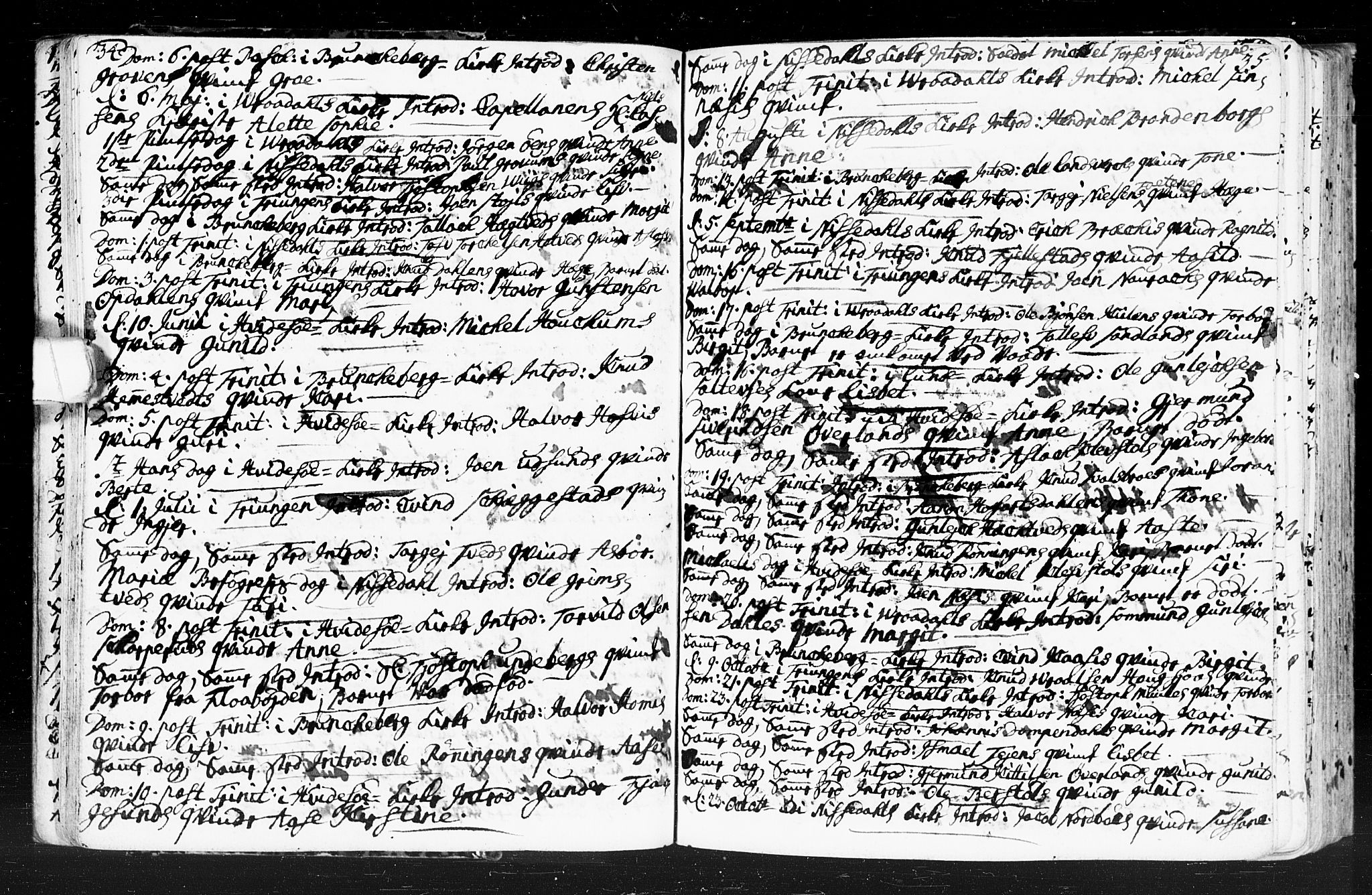 Kviteseid kirkebøker, SAKO/A-276/F/Fa/L0001: Parish register (official) no. I 1, 1754-1773, p. 34-35