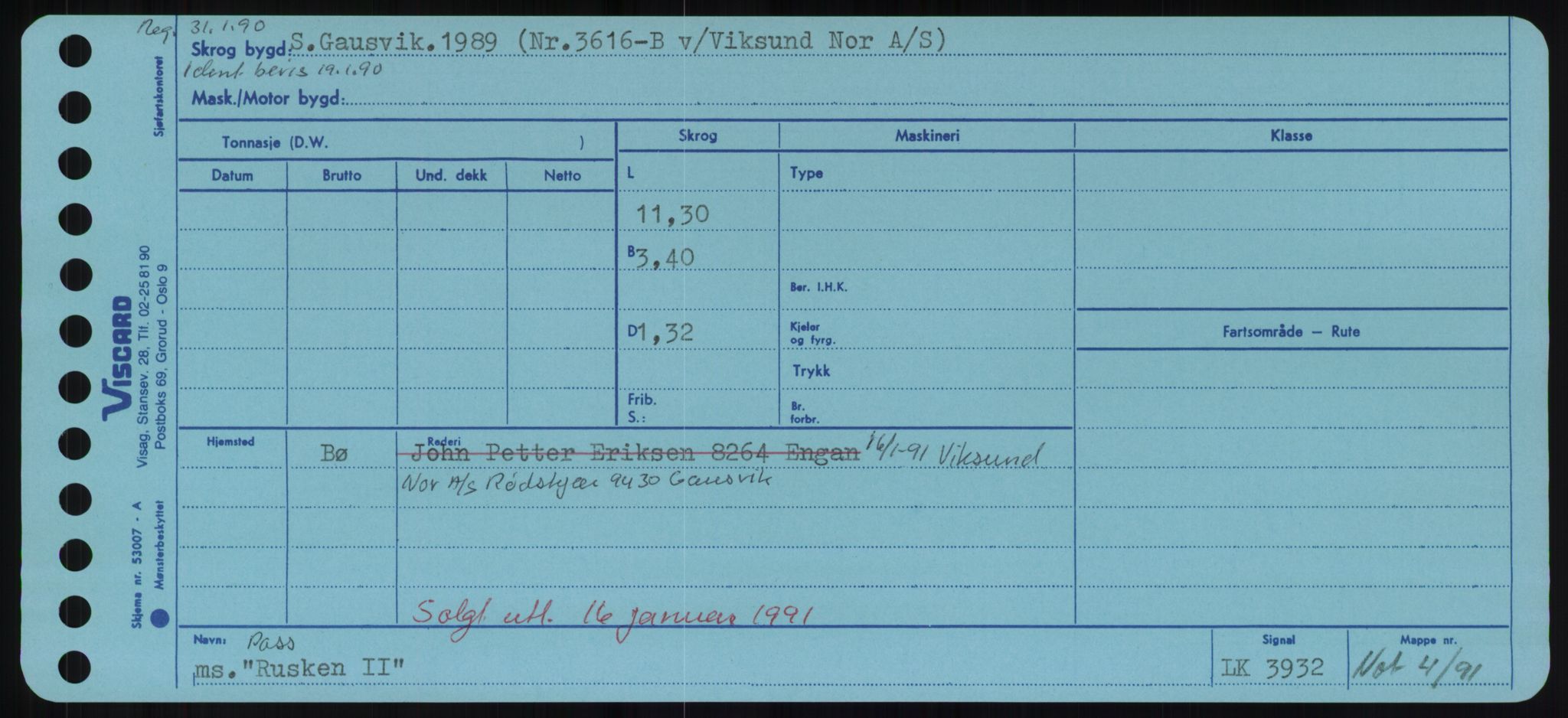 Sjøfartsdirektoratet med forløpere, Skipsmålingen, AV/RA-S-1627/H/Hd/L0031: Fartøy, Rju-Sam, p. 337