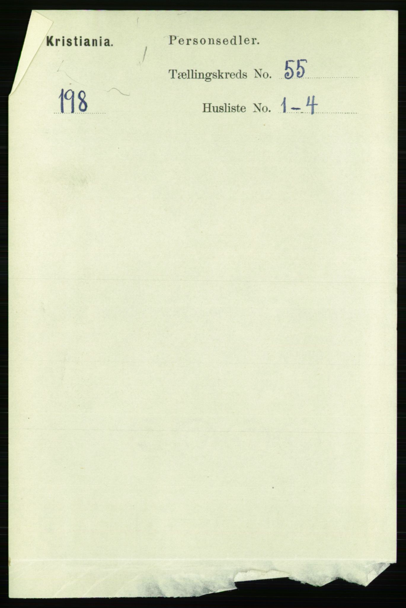 RA, 1891 census for 0301 Kristiania, 1891, p. 30076
