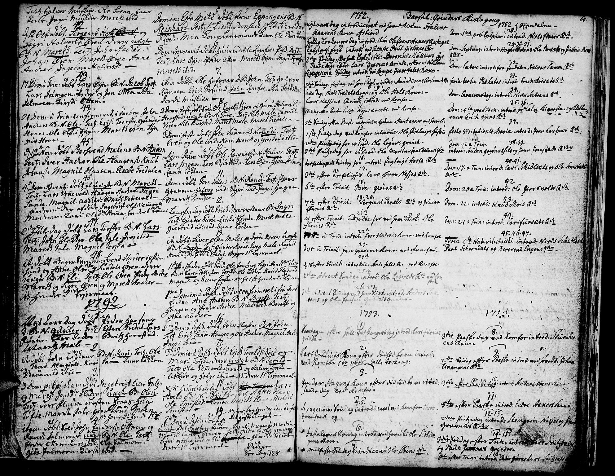Ministerialprotokoller, klokkerbøker og fødselsregistre - Møre og Romsdal, SAT/A-1454/590/L1007: Parish register (official) no. 590A01, 1752-1793, p. 60