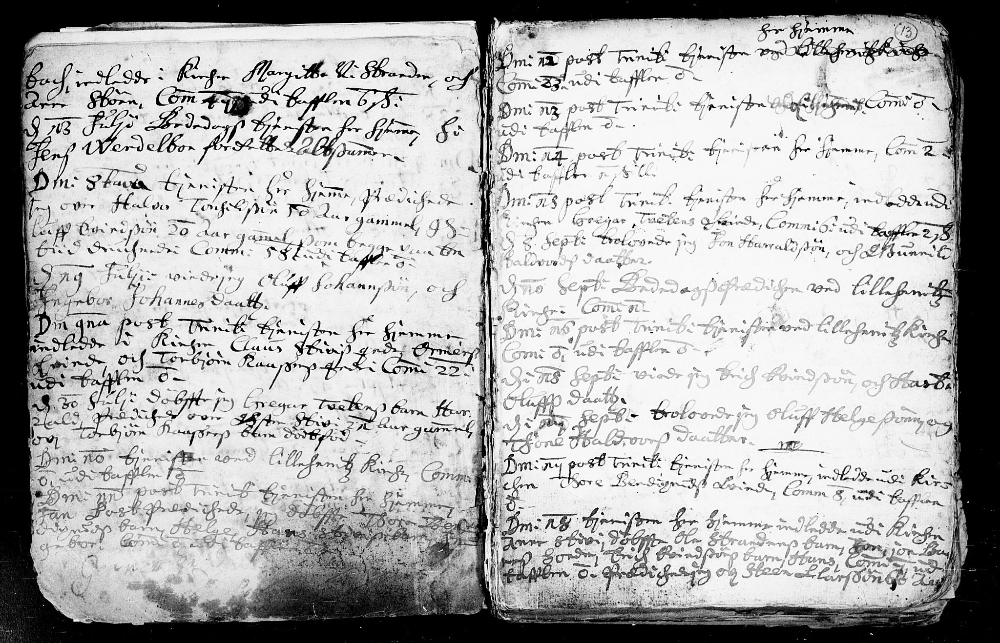 Heddal kirkebøker, AV/SAKO-A-268/F/Fa/L0002: Parish register (official) no. I 2, 1699-1722, p. 13