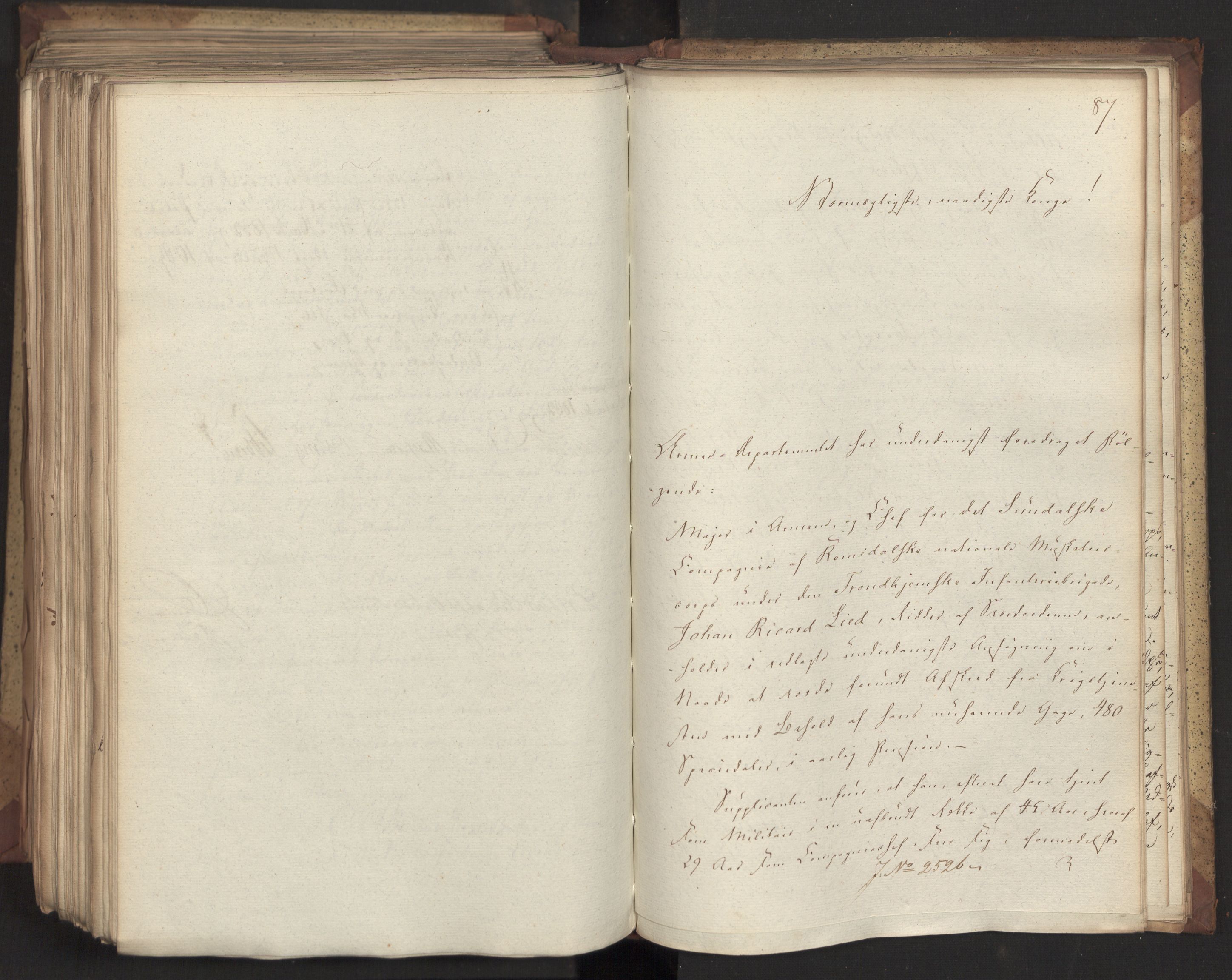 Statsrådsavdelingen i Stockholm, AV/RA-S-1003/D/Da/L0079: Regjeringsinnstillinger nr. 2400-2549, 1832, p. 458
