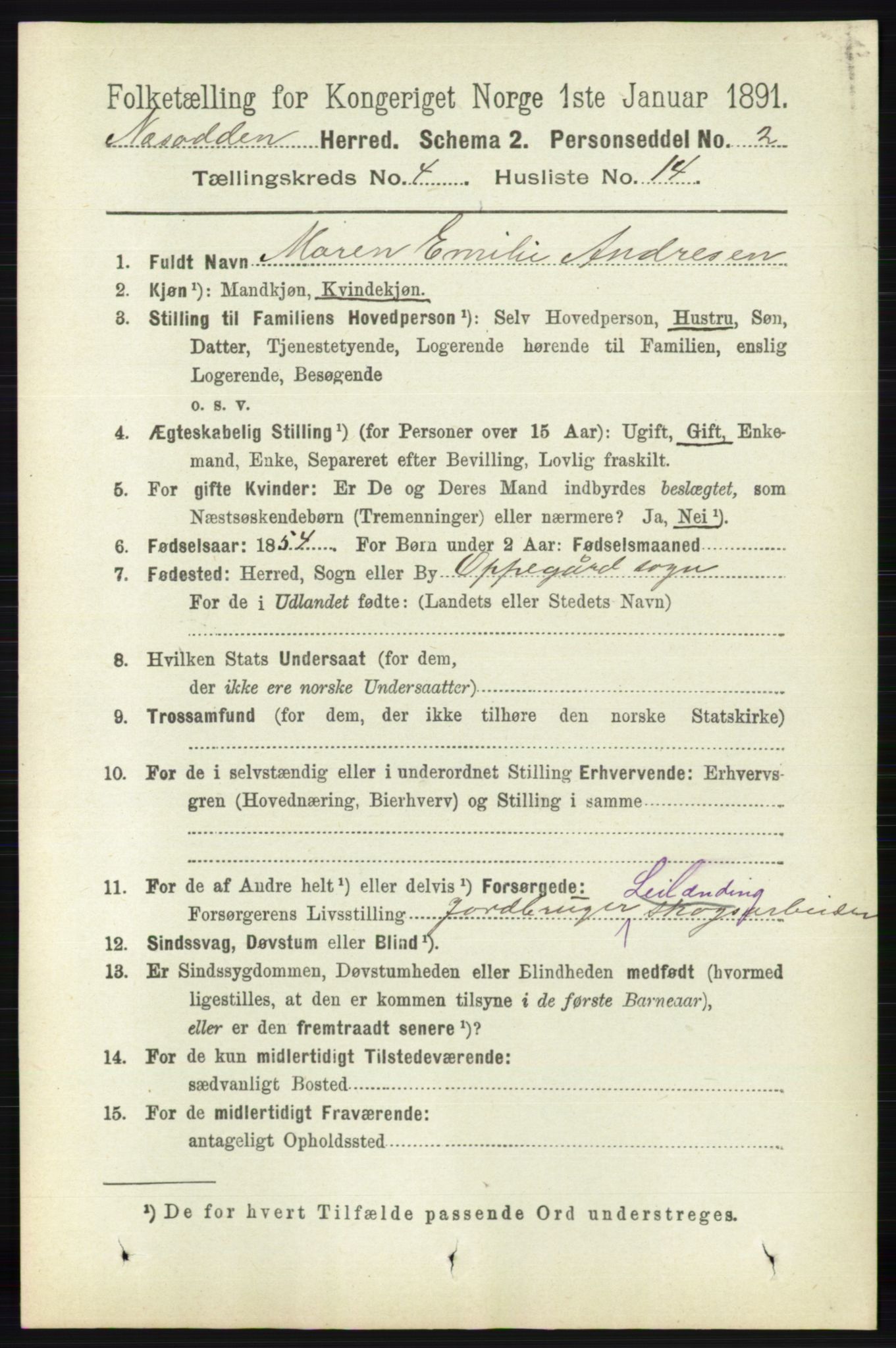 RA, 1891 census for 0216 Nesodden, 1891, p. 1770