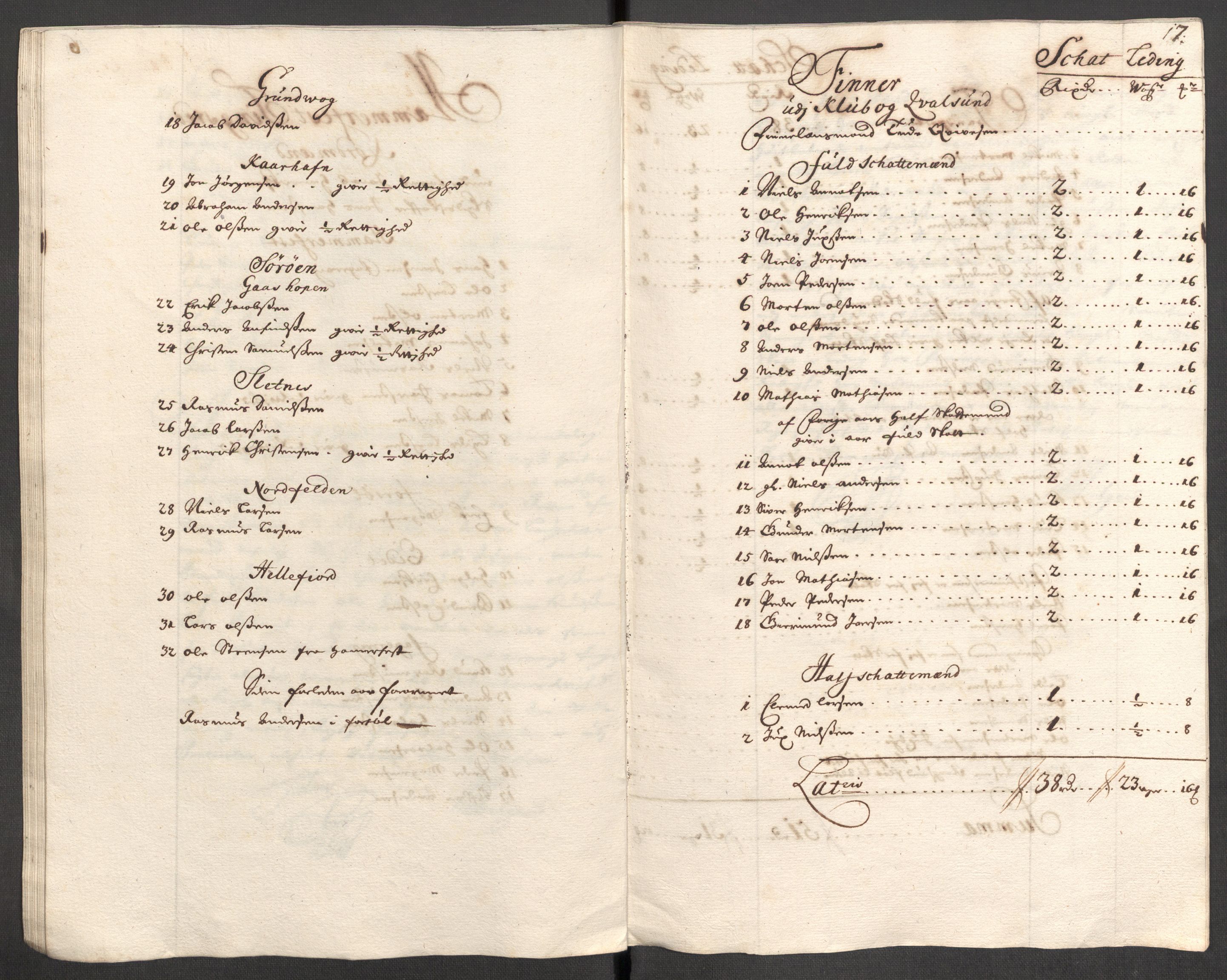 Rentekammeret inntil 1814, Reviderte regnskaper, Fogderegnskap, AV/RA-EA-4092/R69/L4854: Fogderegnskap Finnmark/Vardøhus, 1707-1708, p. 37