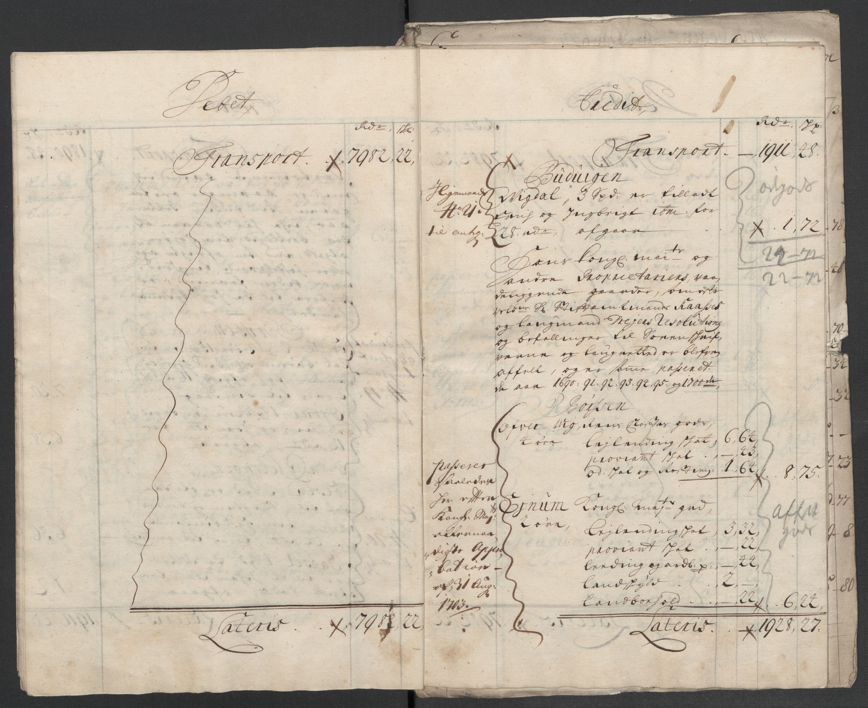 Rentekammeret inntil 1814, Reviderte regnskaper, Fogderegnskap, AV/RA-EA-4092/R61/L4108: Fogderegnskap Strinda og Selbu, 1701-1703, p. 111